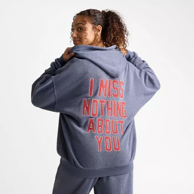 Women's Boys Lie I Miss Nothing About You Harley Full-Zip Hoodie