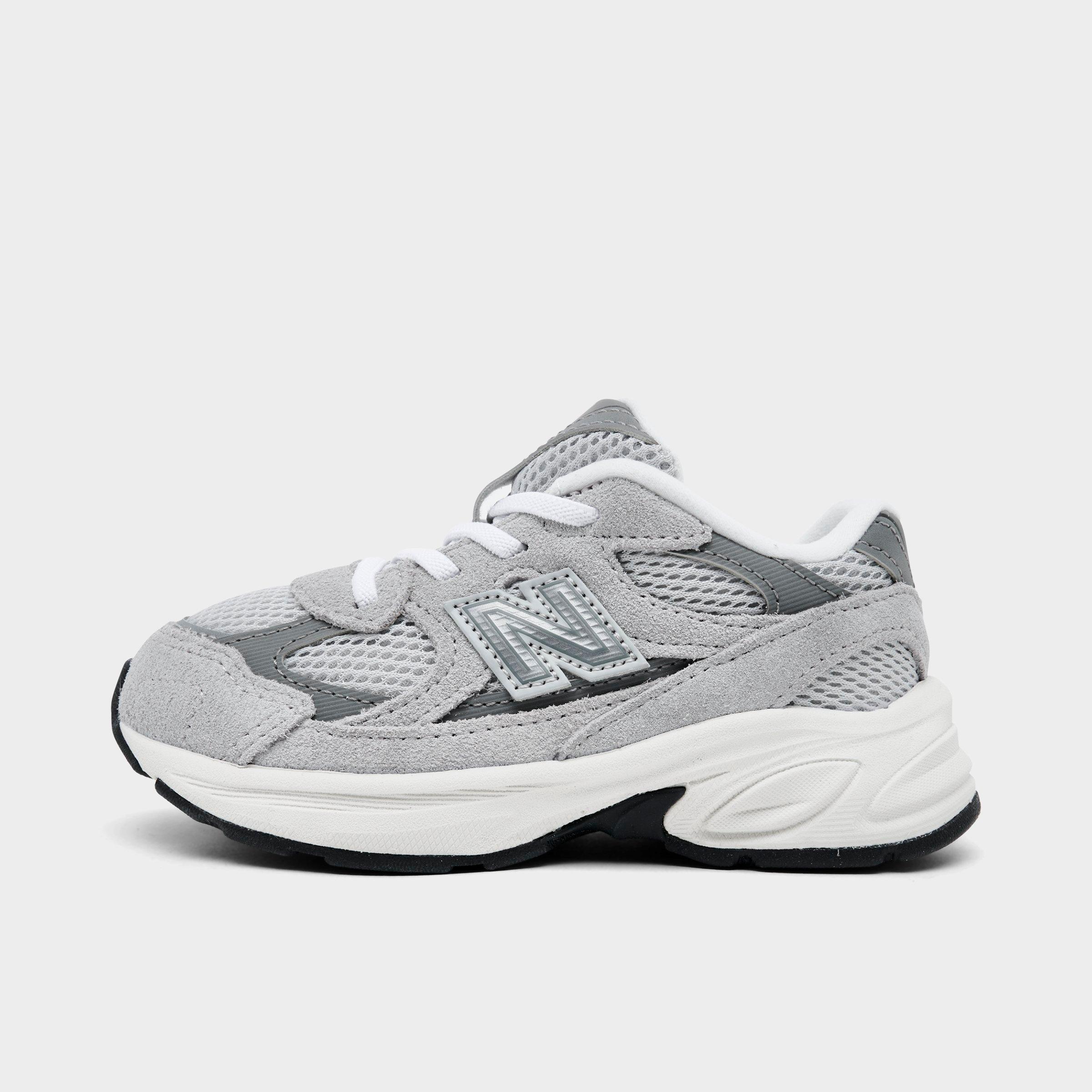 New Balance Kids Toddler 2010 Stretch Lace Casual Shoes in Raincloud/Harbor Grey Size: 4.0