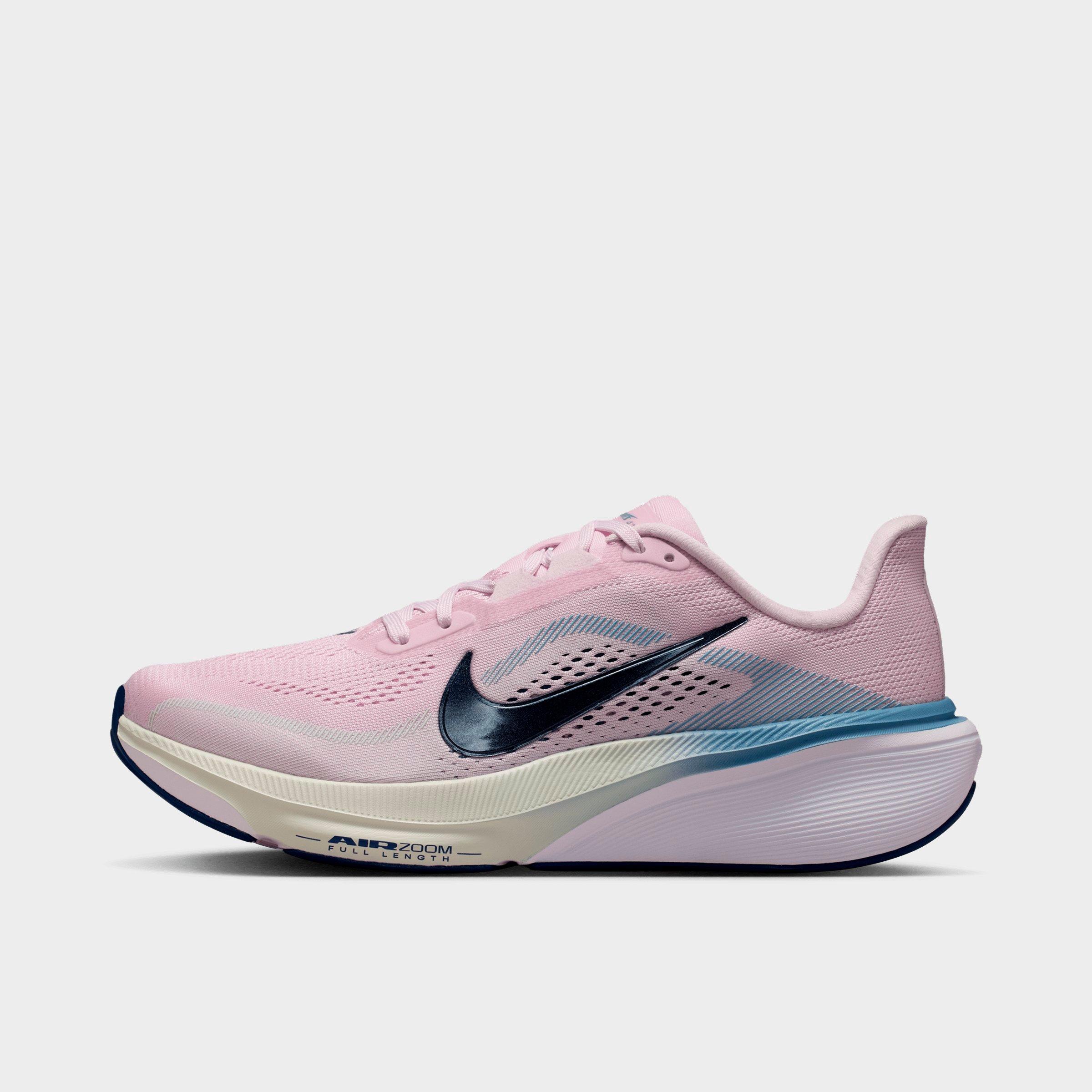 Nike Women's Pegasus 42 Running Shoes in Bleached Lilac/Work Blue/Barely Green Size: 5.5