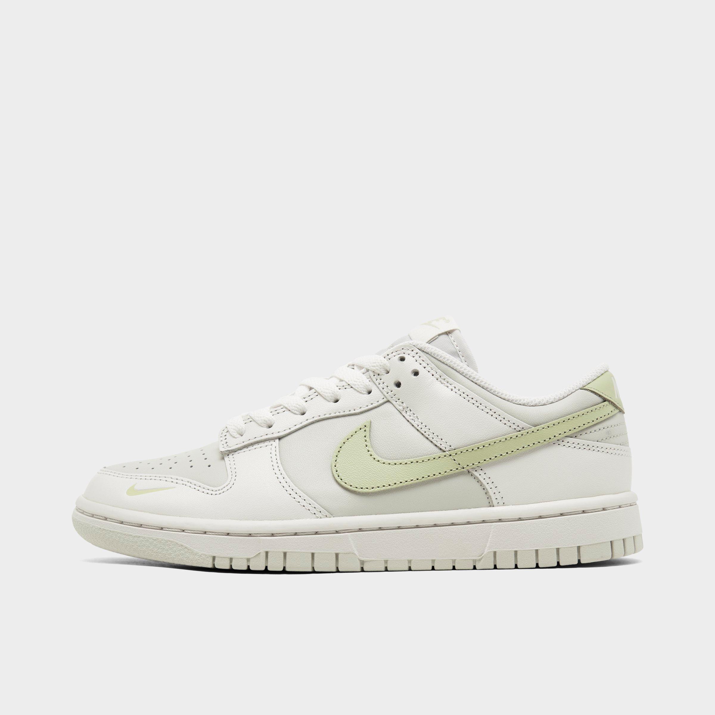 Nike Women's Dunk Low Casual Shoes in Off-White/Phantom Size 10.5 Leather