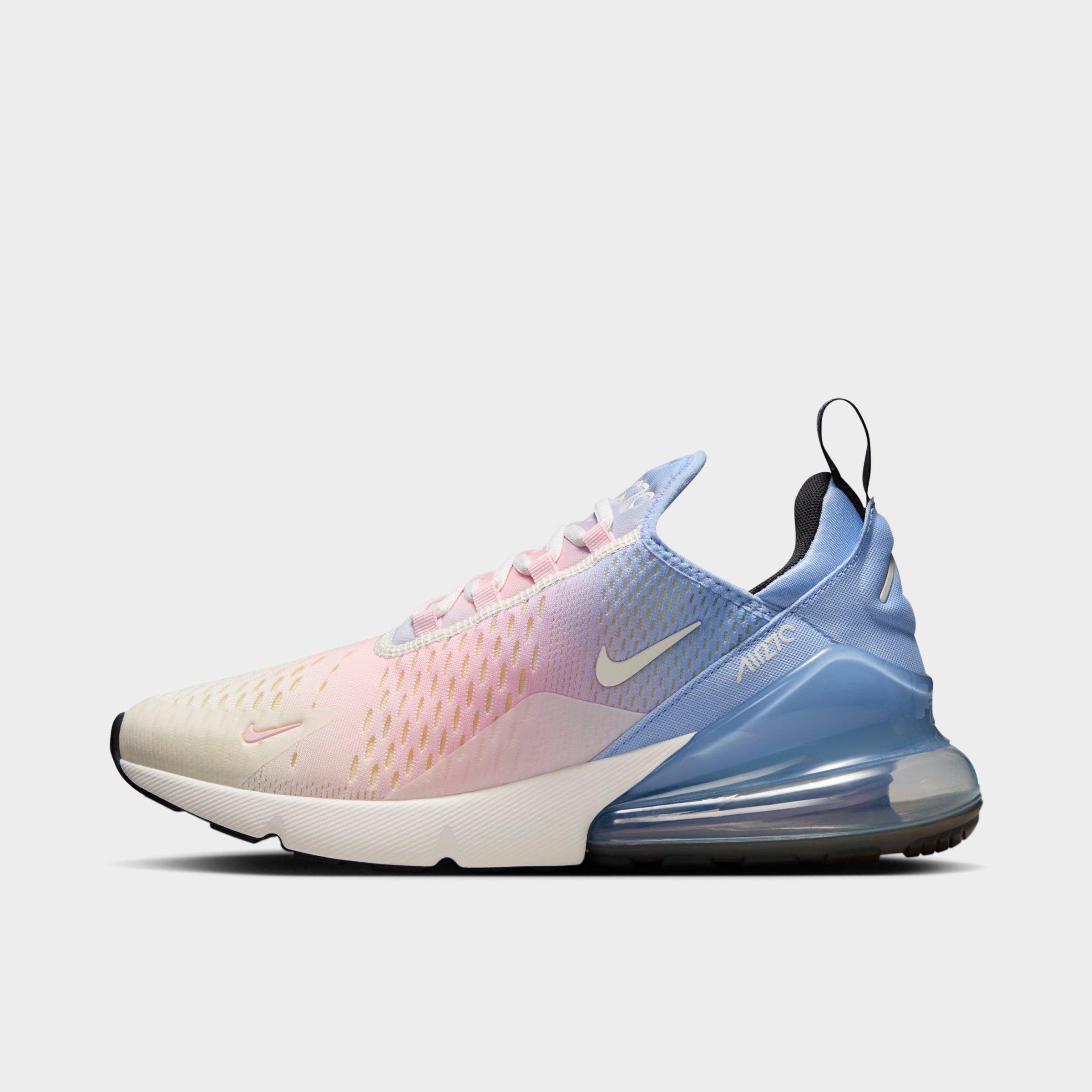 Nike Women's Air Max 270 Casual Shoes In Aluminum/sail/alabaster/pink Foam