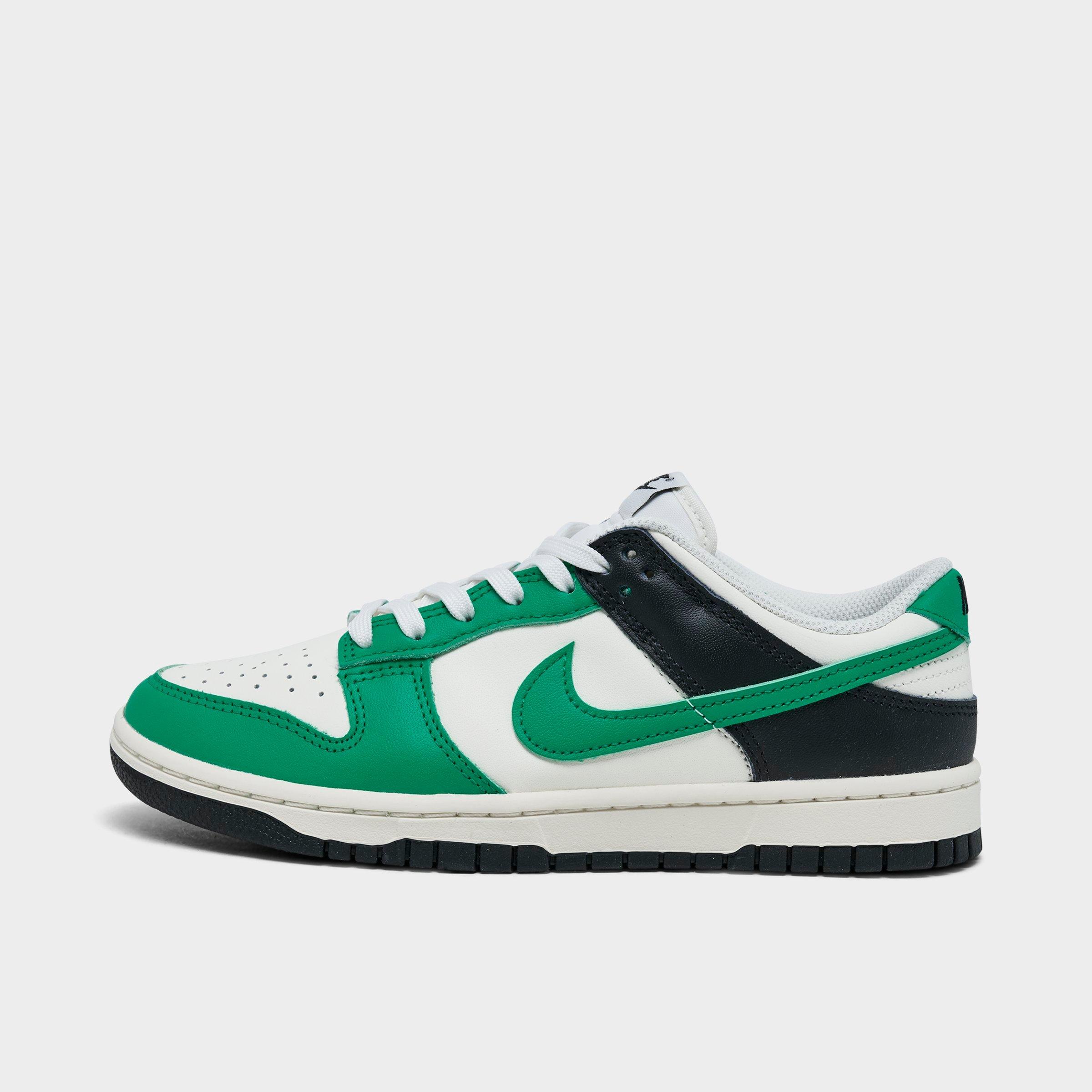 Nike Women's Dunk Low Casual Shoes in Green/Stadium Green Size 10.5 Leather