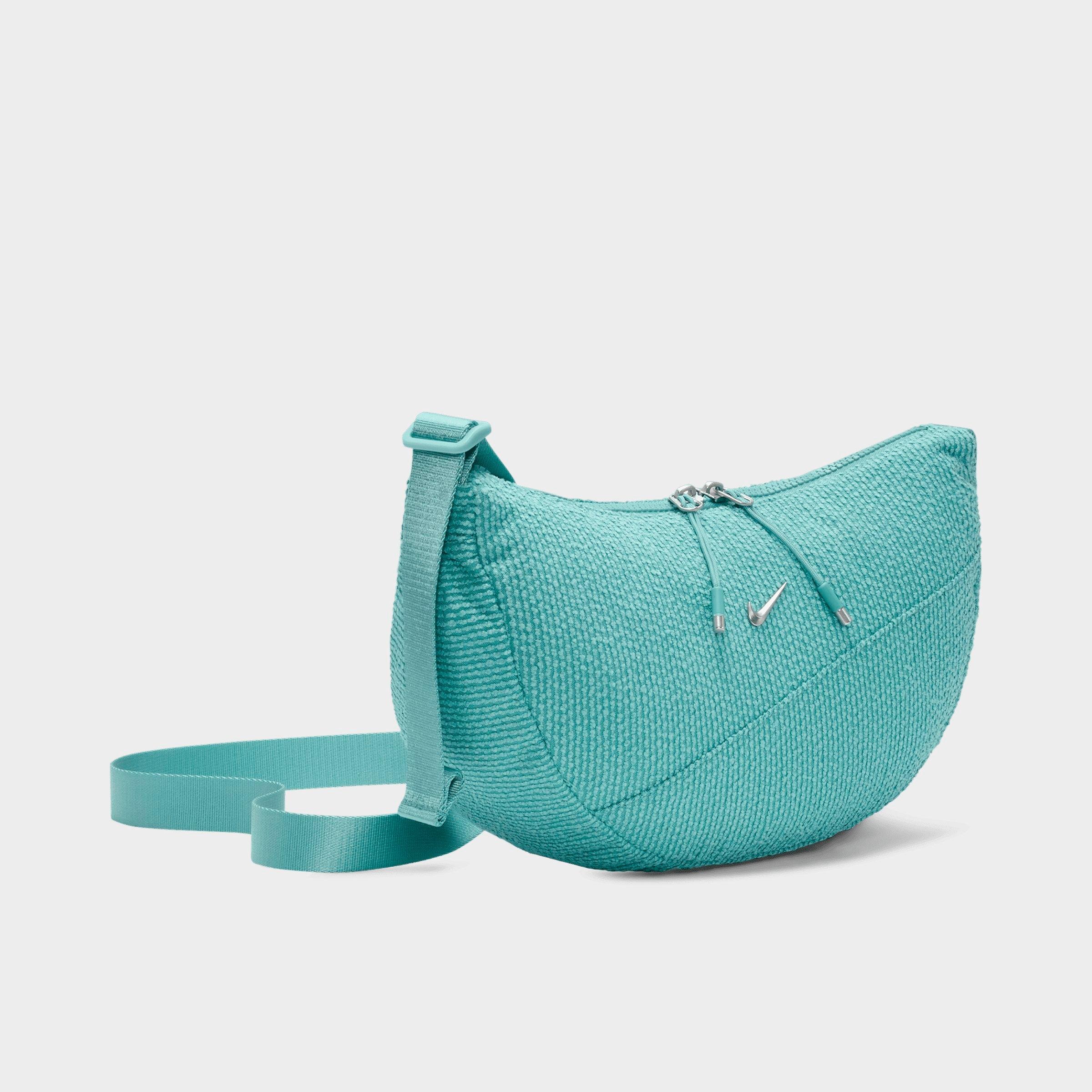 Nike Women's Aura Cord Crescent Crossbody Bag (4L) in Cannon/Cannon/Matte Silver Brl