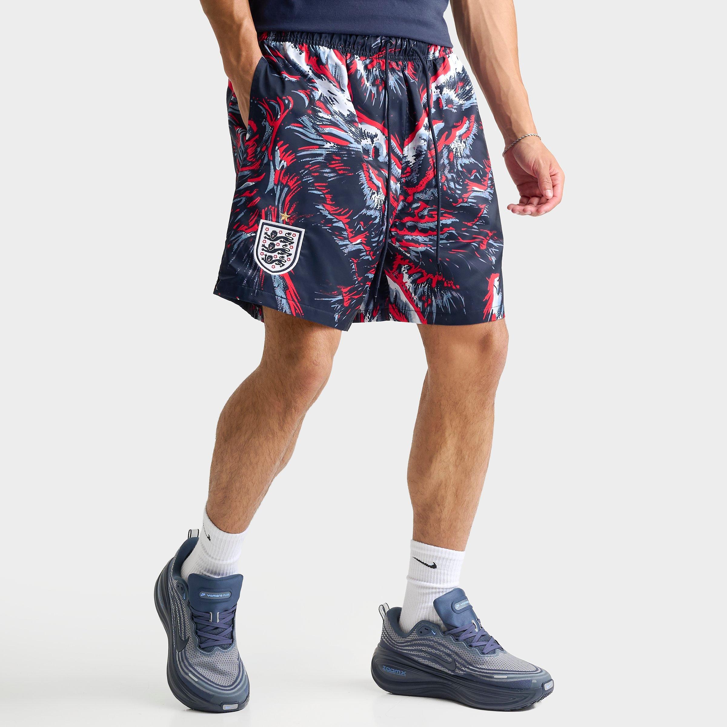 Nike Men's Club England Soccer Flow Shorts in Obsidian/White Size: Small