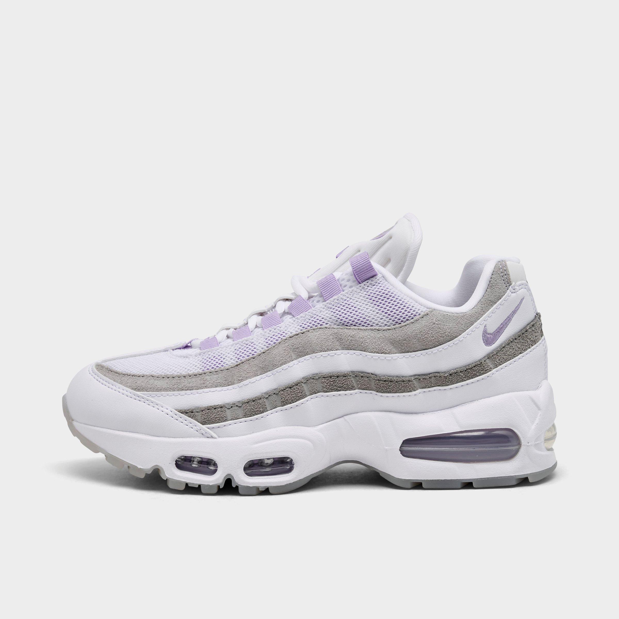 Nike Women's Air Max 95 Casual Shoes in White/White Size 11 Nylon