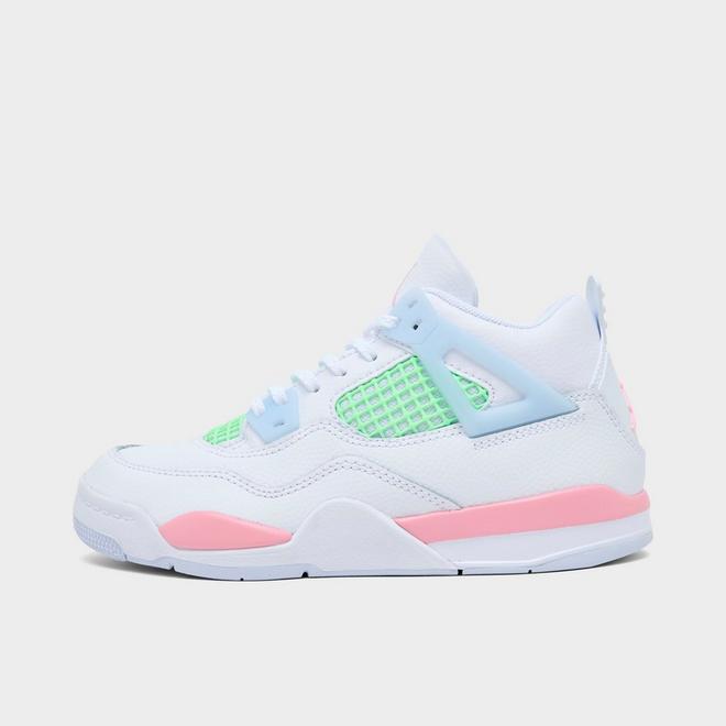 Girls' Little Kids' Air Jordan Retro 4 Basketball Shoes