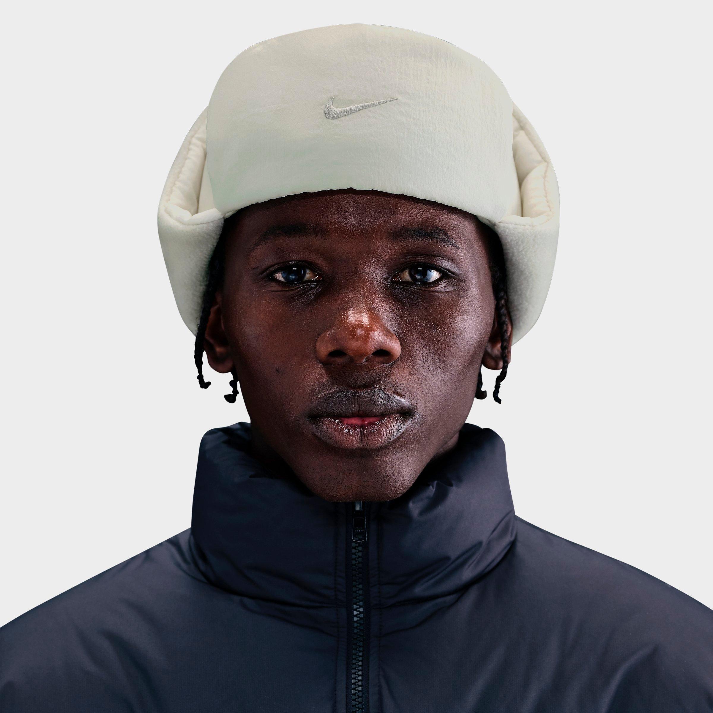 Nike Unisex Fly Unstructured Puffer Trapper Cap In White