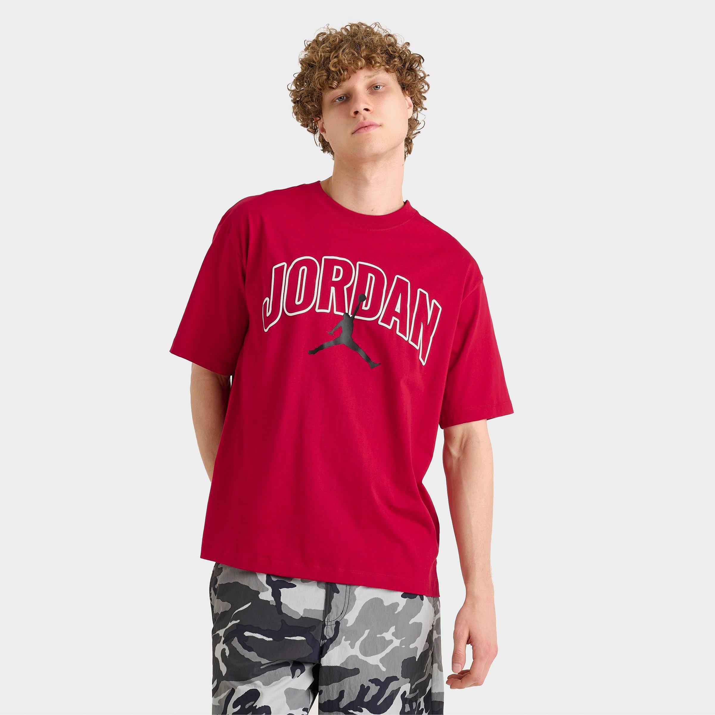 Jordan Men's Brooklyn Arch Logo T-Shirt Size 3XL 100% Cotton