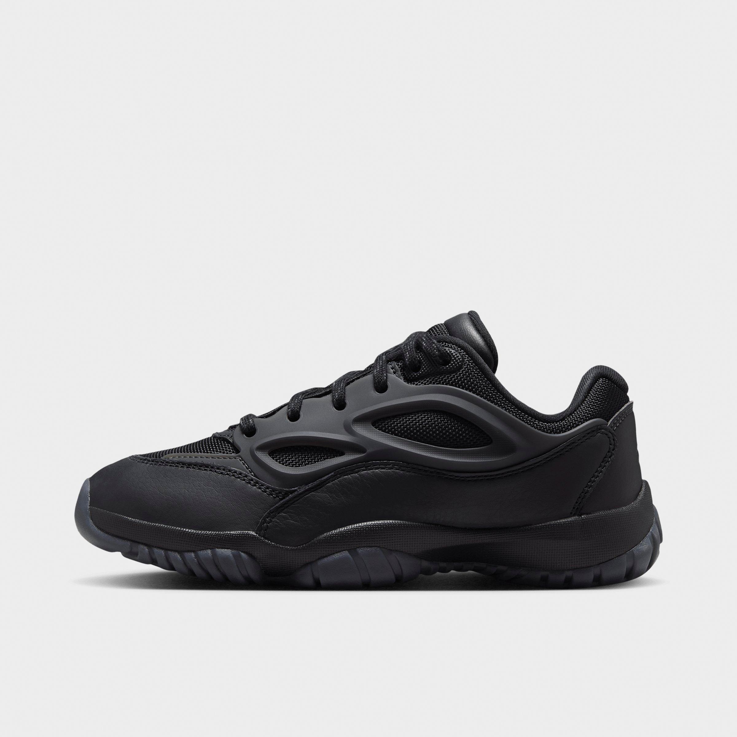 Jordan Big Kids DMSN 95 Casual Shoes in Black/Dark Smoke Grey Size: 3.5