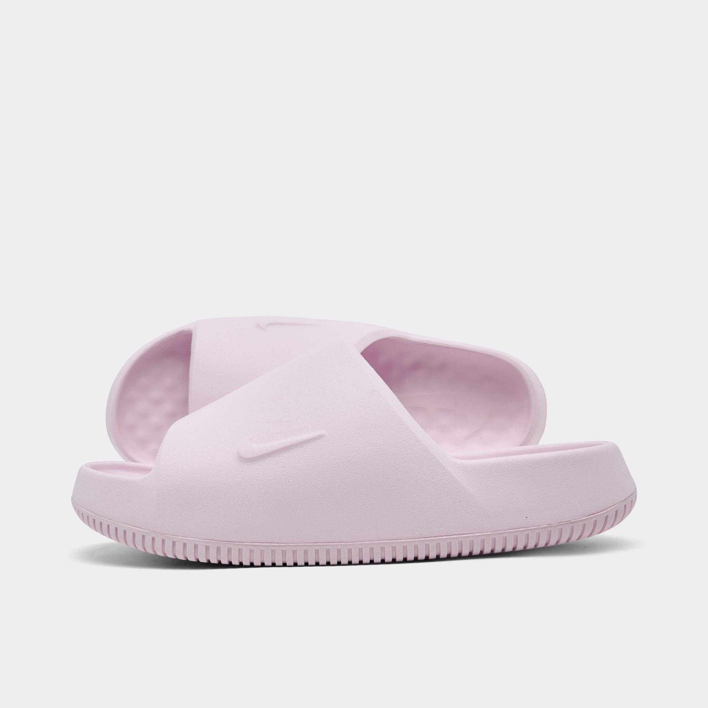 Nike Women's Calm 2.0 Slide Sandals in Pearl Pink/Pearl Pink/Pearl Pink Size: 11.0