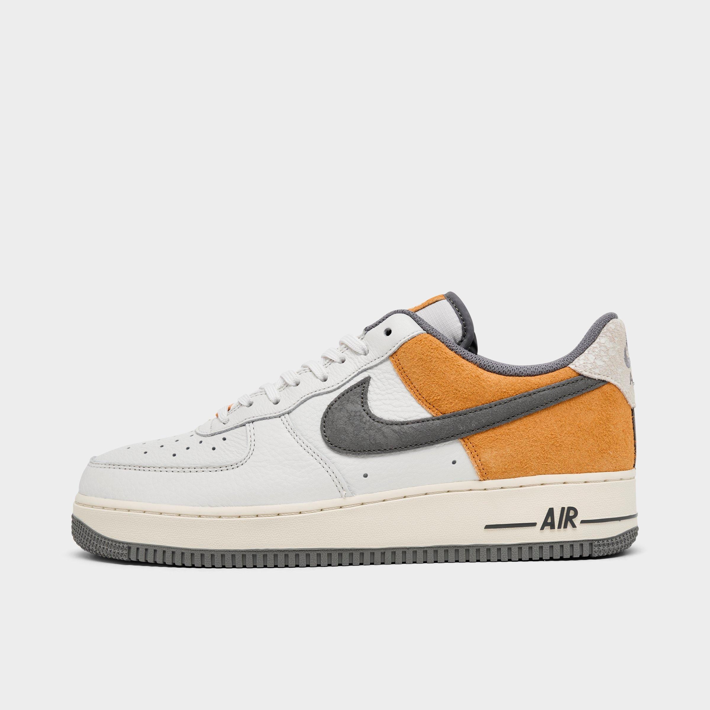 Nike Men's Air Force 1 '07 LV8 Casual Shoes in White/Yellow/Phantom Size 9.5