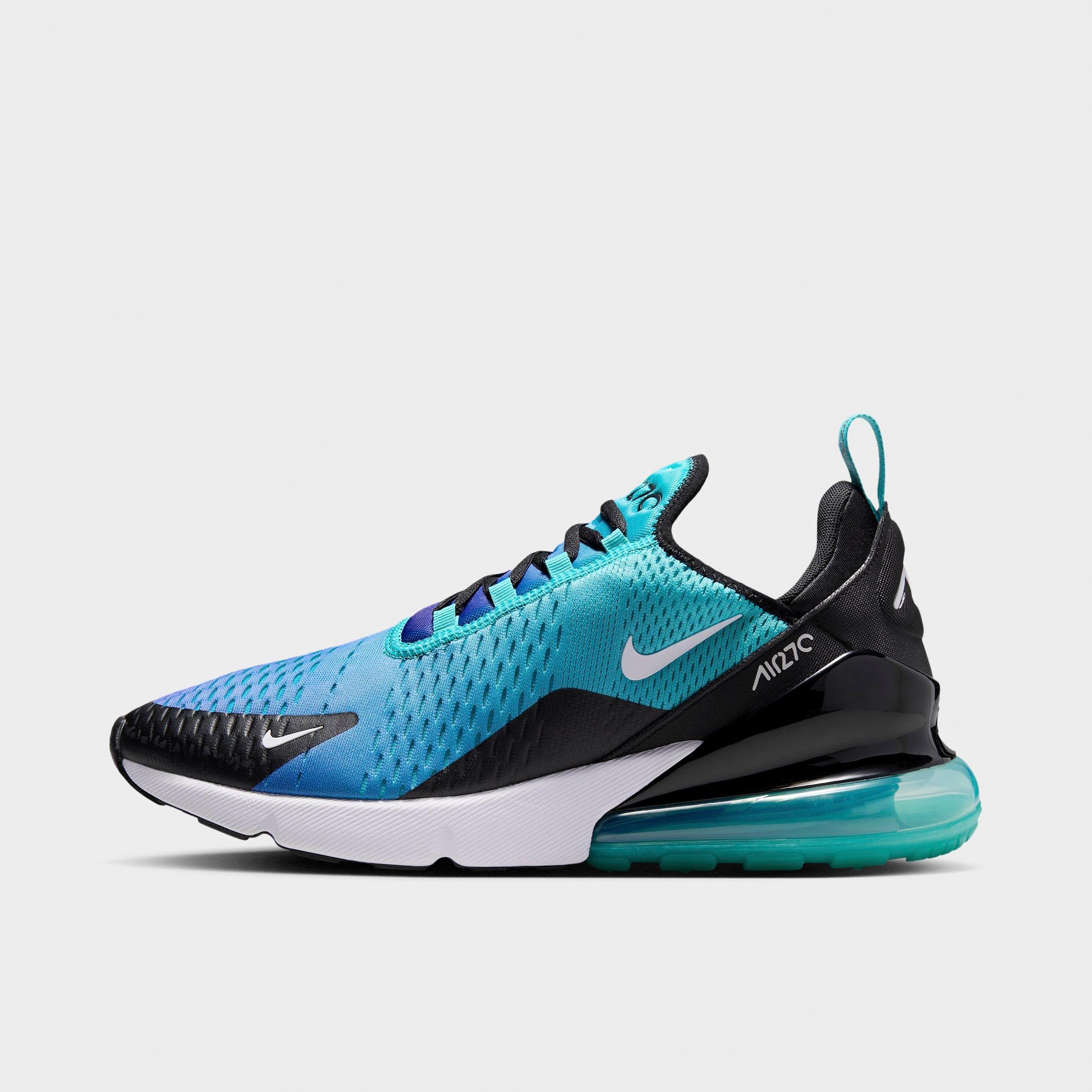 Nike Men's Air Max 270 Casual Shoes in Dusty Cactus/Hyper Royal/Black Size: 11.0