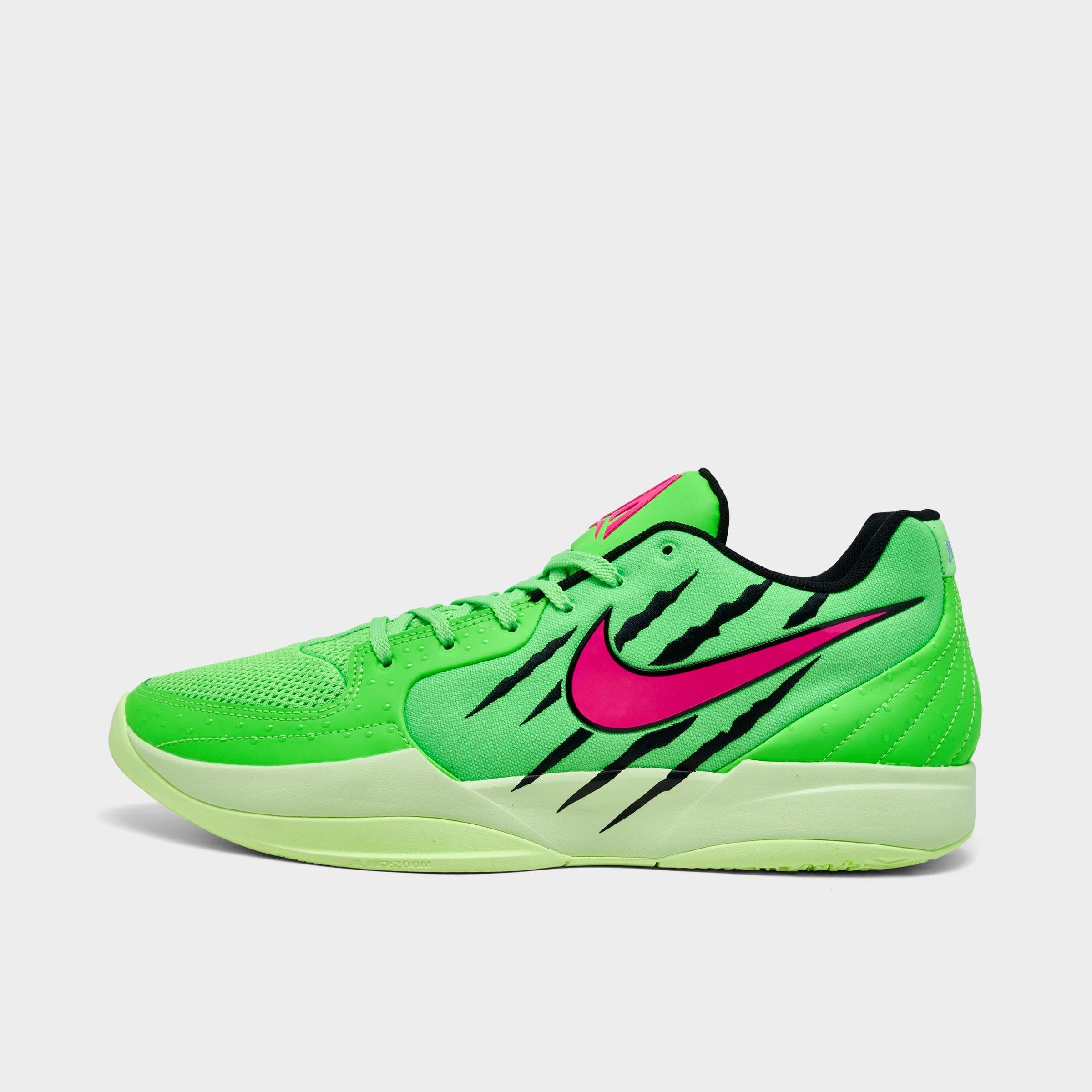 Nike Men's Ja 2 Basketball Shoes in Green Strike/Black/Barely Volt Size: 7.5