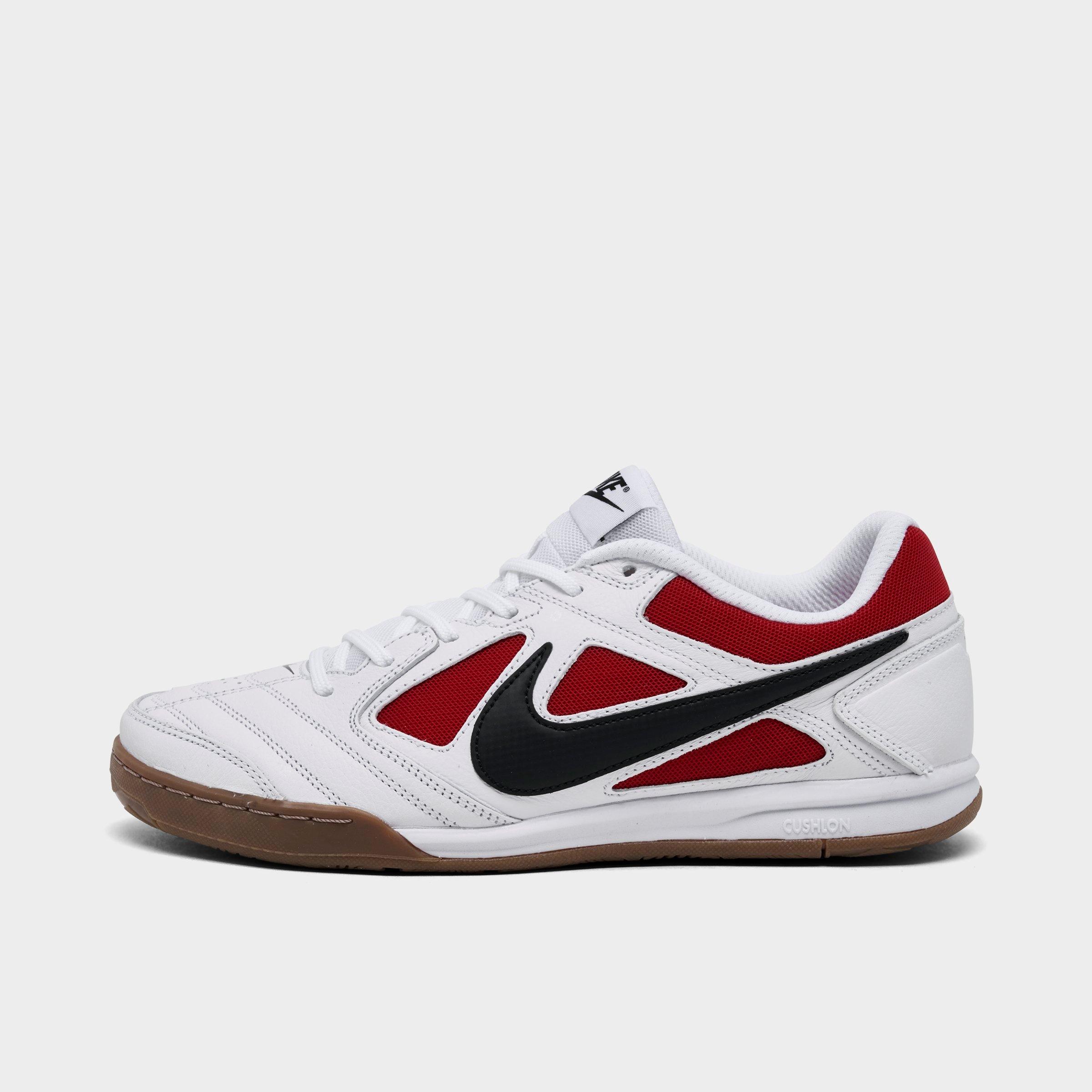 Nike Men's Gato Casual Shoes in Red/White/White Size 11 Leather/Suede