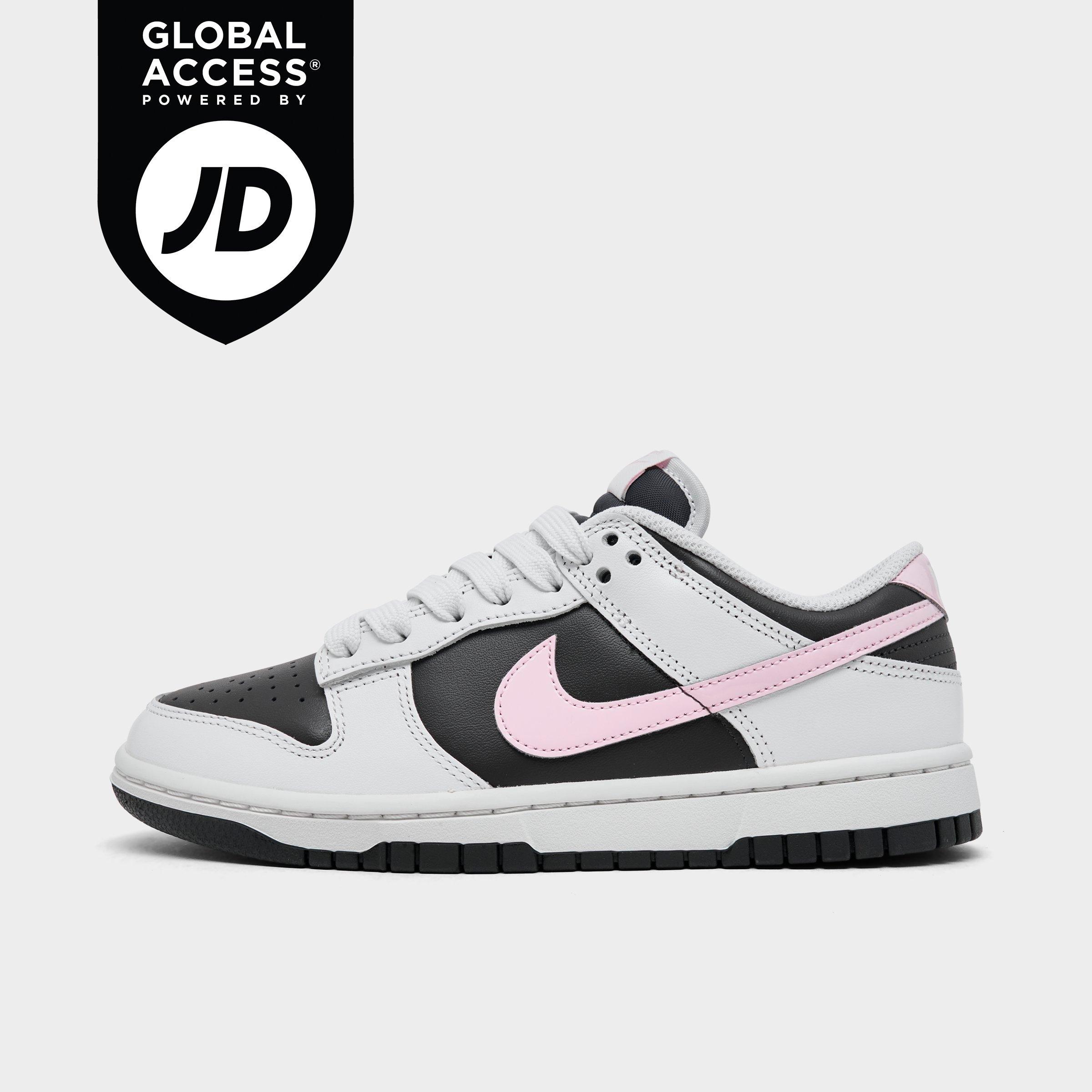 Nike Women's Dunk Low SE Casual Shoes in Summit White/Pink Foam Size: 5.0