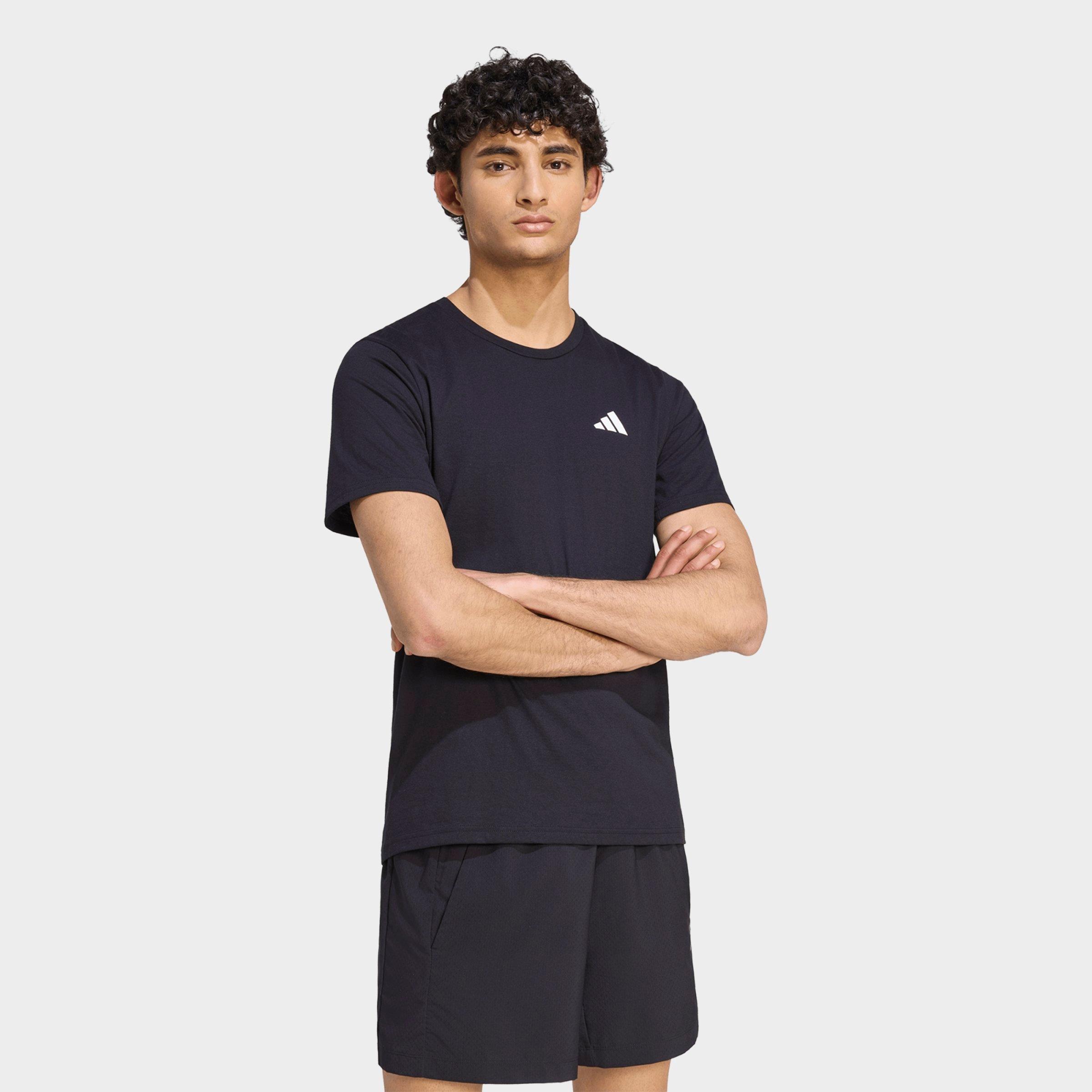 adidas Men's Train Essentials Feelready Training T-Shirt in Black/White Size: 2XL
