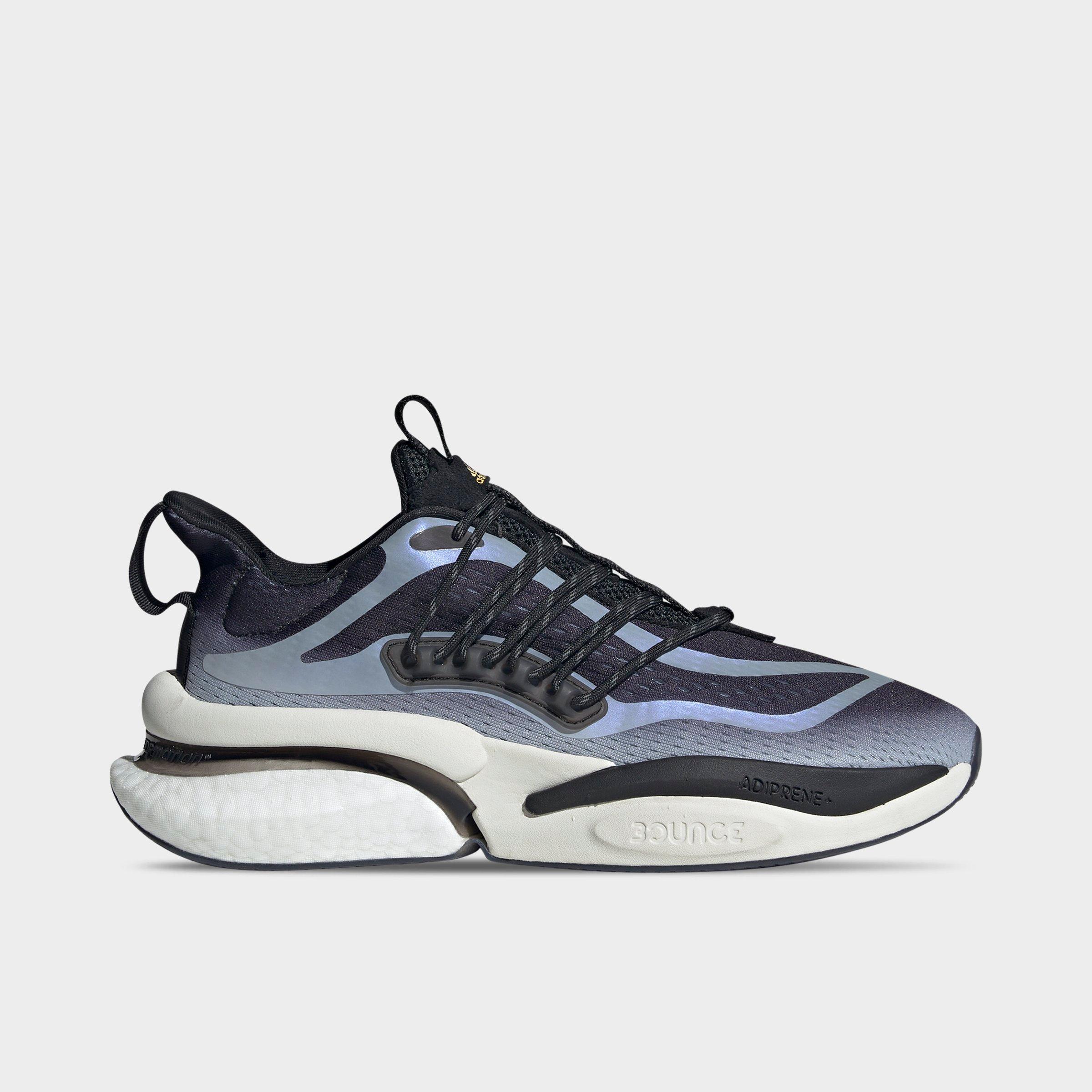 Shop Adidas Originals Adidas Men's Alphaboost V1 Running Shoes In Halo Blue/black/black