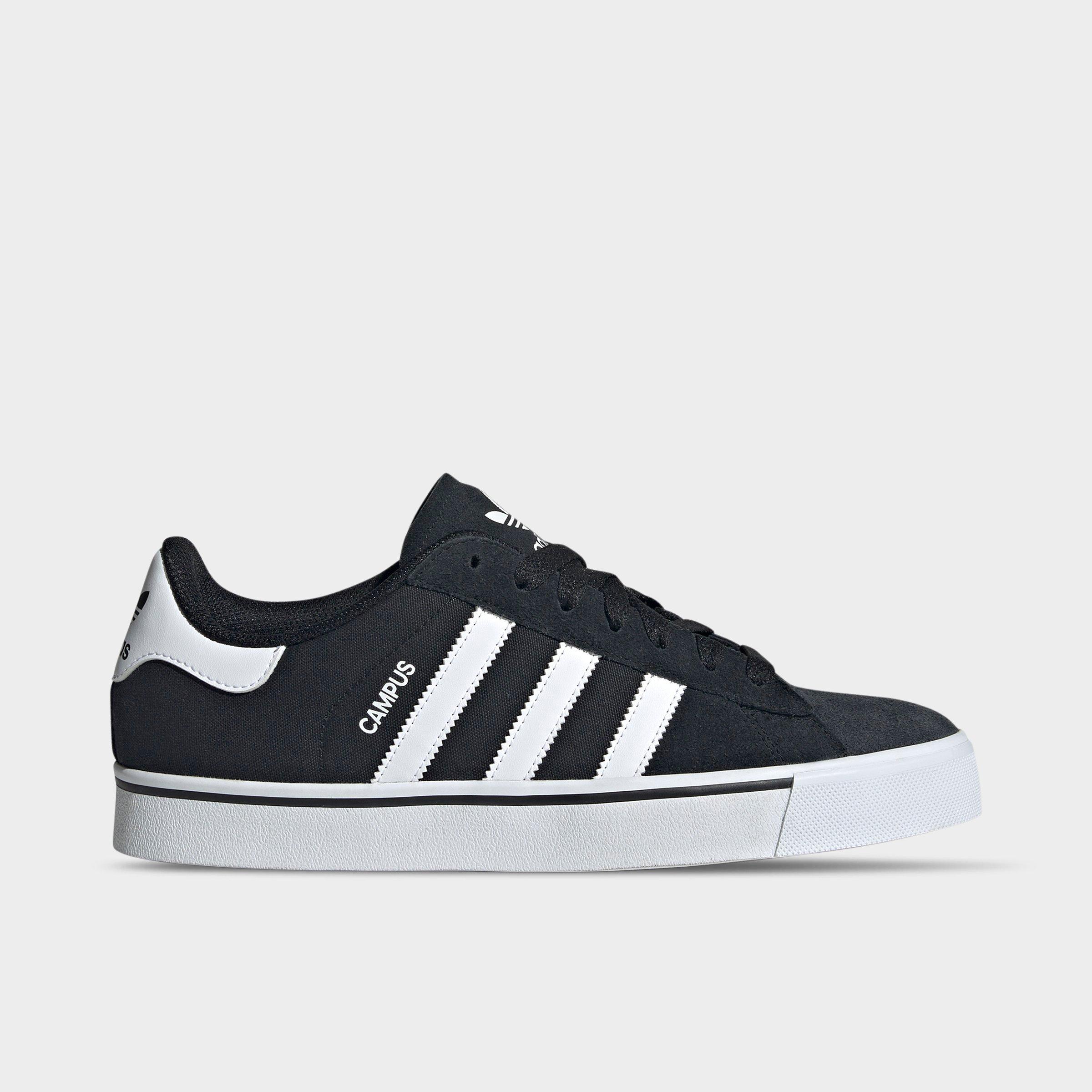 Adidas Originals Mens Adidas Campus Vulcanized In Black/white/gum