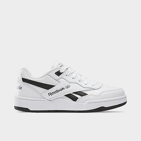 Shop Reebok Big Kids' Bb 4000 Ii Casual Shoes In Footwear White/core Black/pure Grey 7