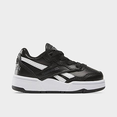 Reebok Babies'  Kids' Toddler Bb 4000 Ii Stretch Lace Casual Shoes In Core Black/footwear White/pure Grey 7