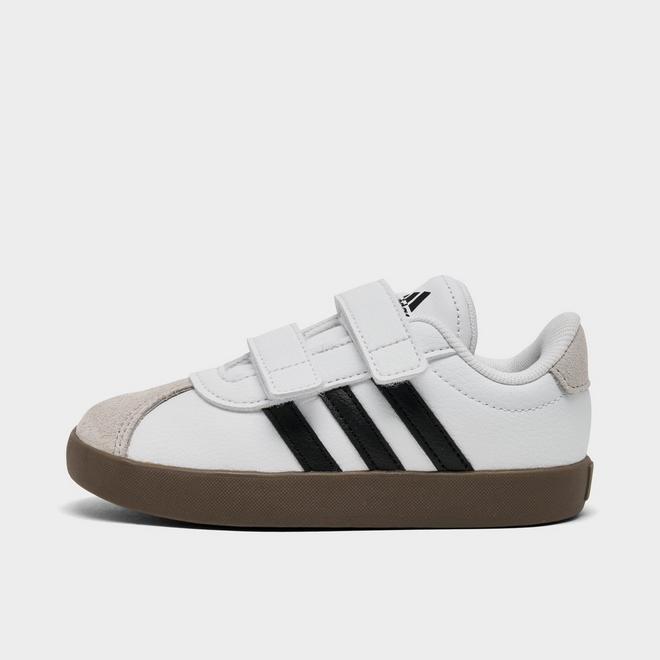 Kids' Toddler adidas VL Court 3.0 Hook-And-Loop Casual Shoes