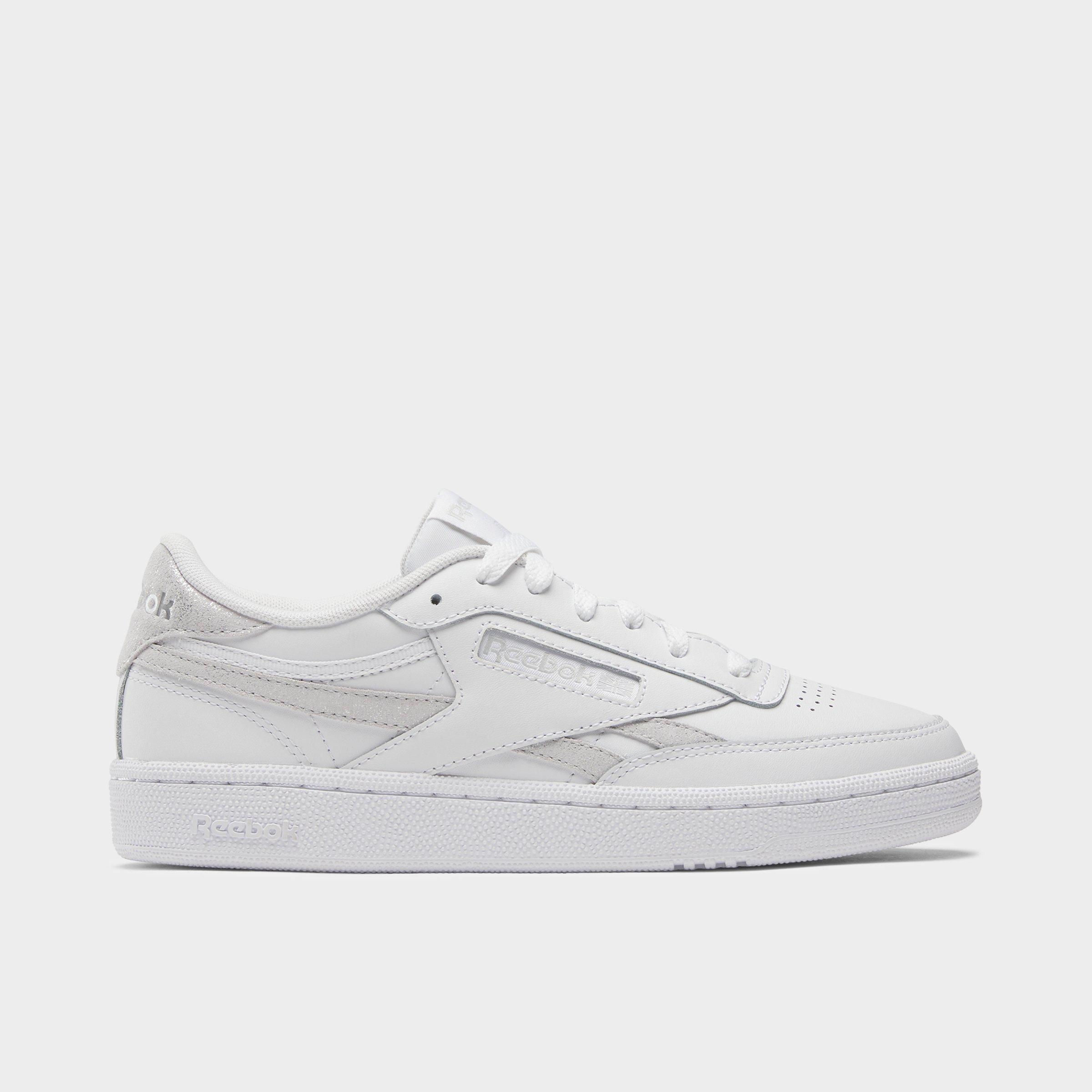 Reebok Women's Club C Revenge Casual Shoes in White/White Size 8.5 Leather