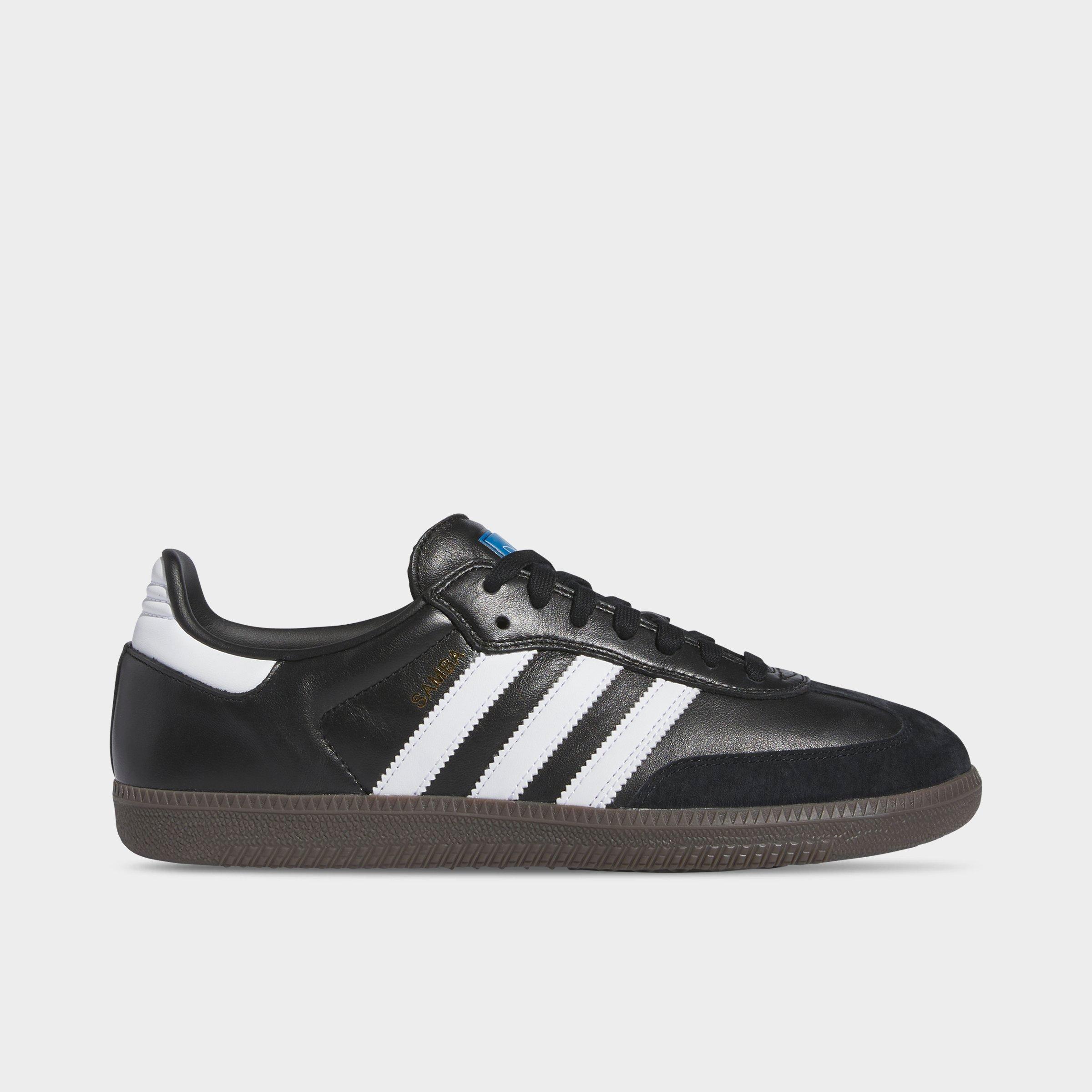 Adidas Originals Samba Og Logo-print Leather Low-top Trainers In Black/white/gum
