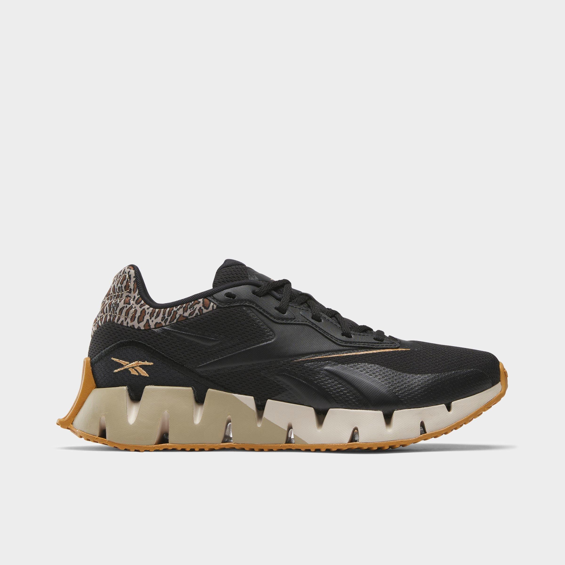Reebok Women's Zig Dynamica 4 Running Shoes in Black/Core Black Size 8.0
