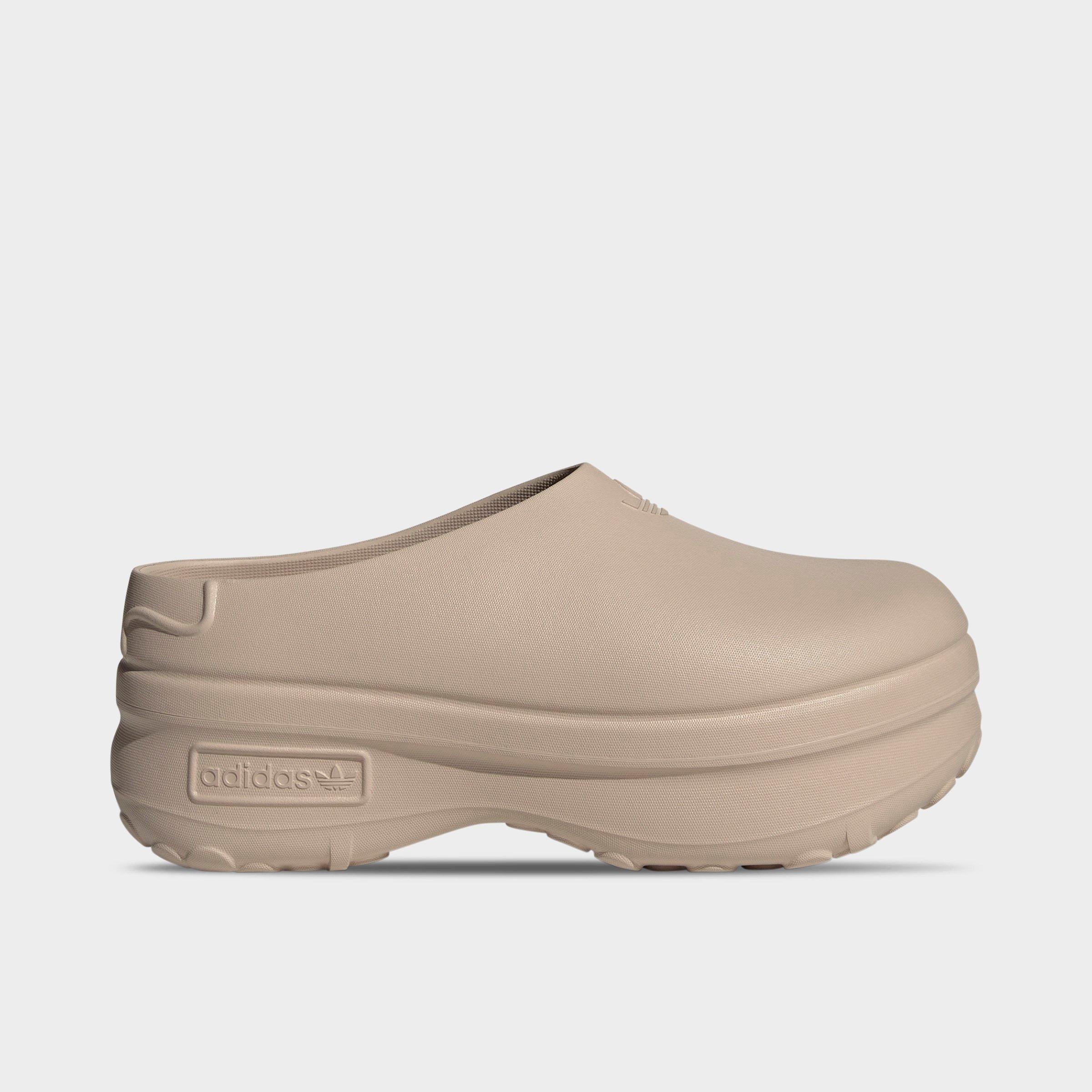 Adidas Originals Taupe Adifom Stan Smith Slip-on Loafers In Wonder Taupe/wonder Taupe/black