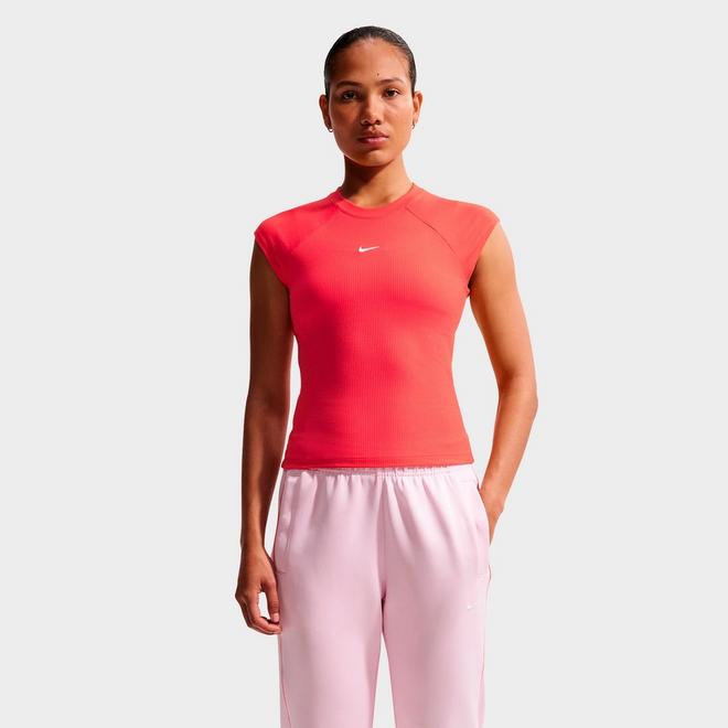 Women's Nike Sportswear Chill Knit Tight Short-Sleeve Ribbed Top