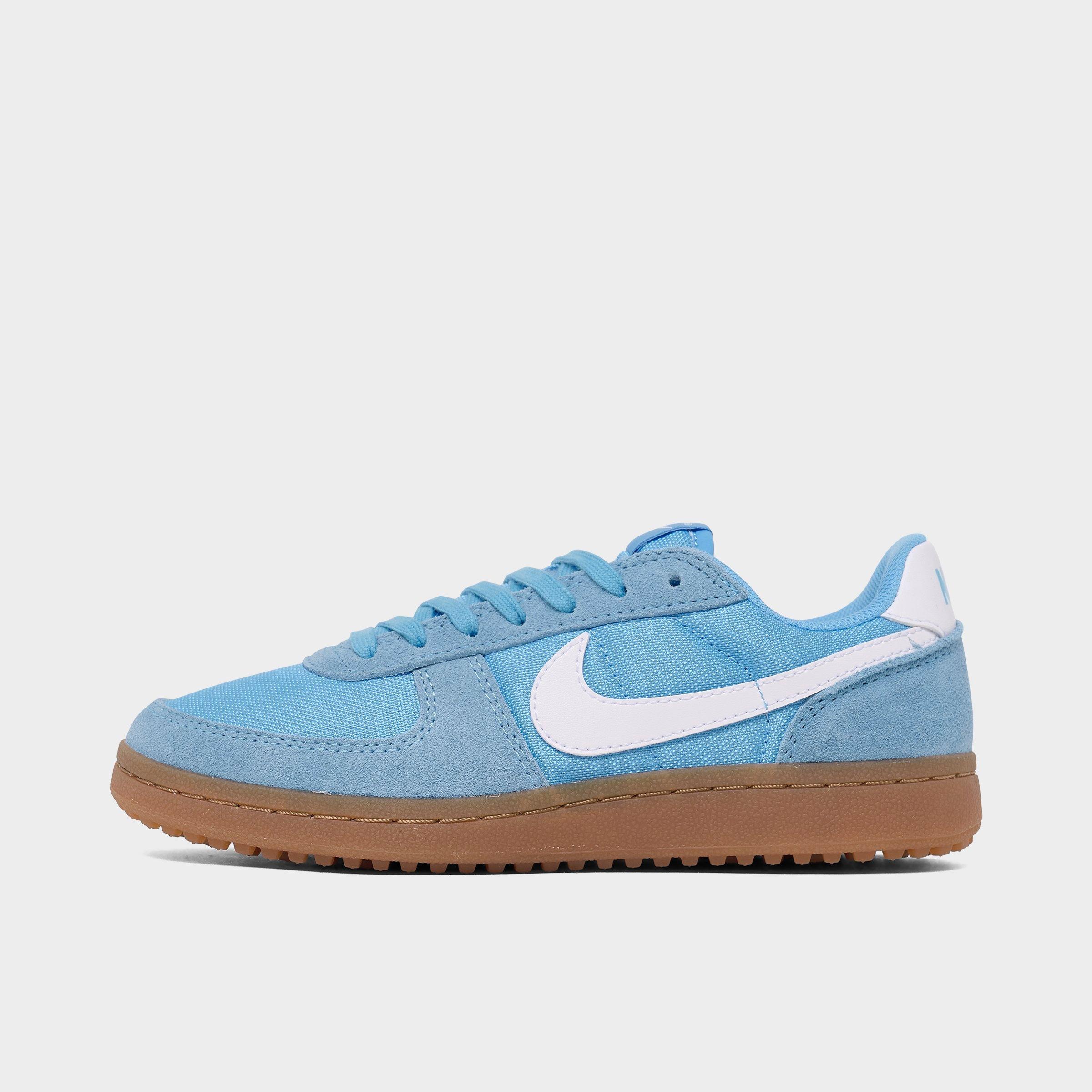 Nike Big Kids Field General Casual Shoes in University Blue/White/Gum Size: 3.5