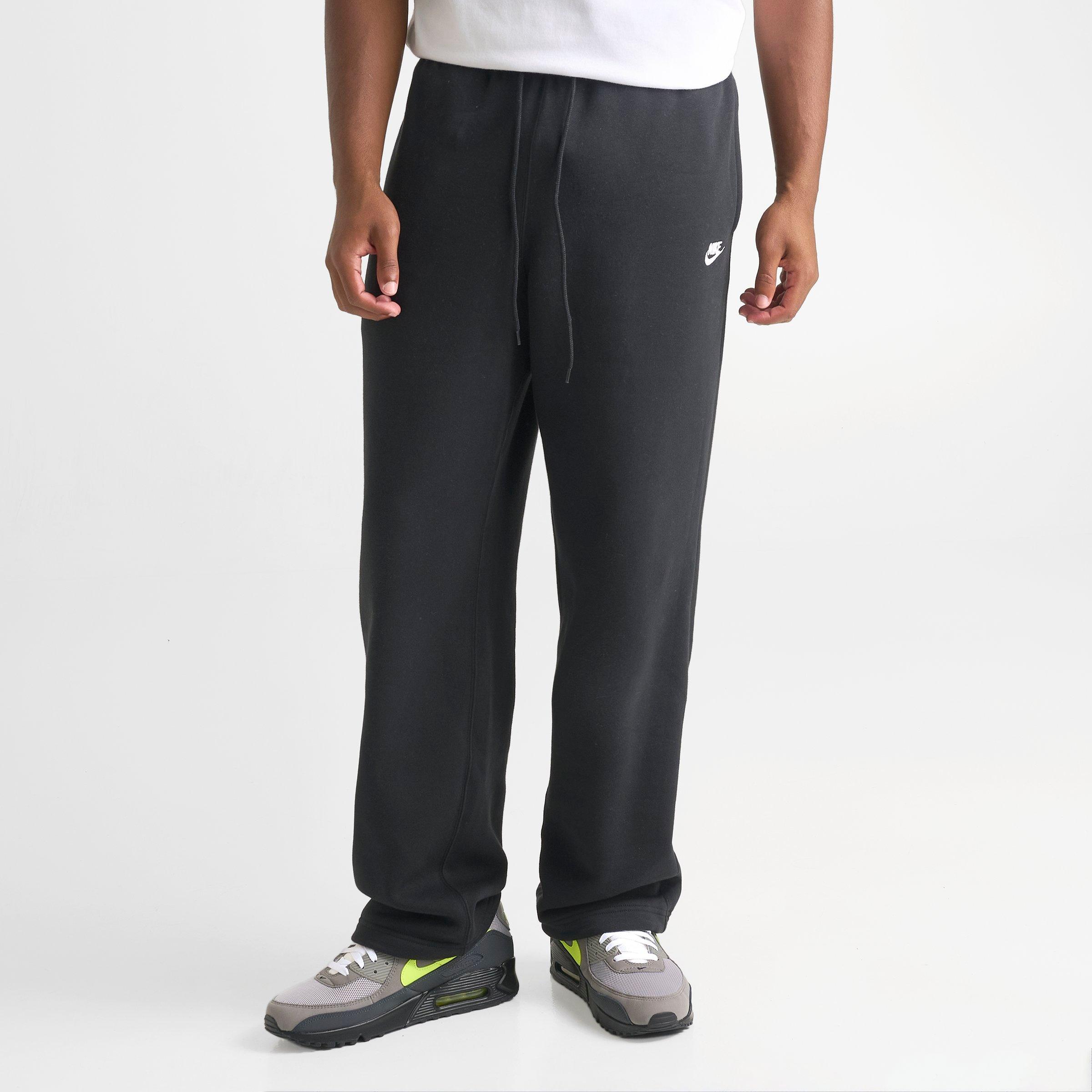 Nike Men's Sportswear Club Fleece Bungee Jogger Pants in Black/Multi-Color Size: Large