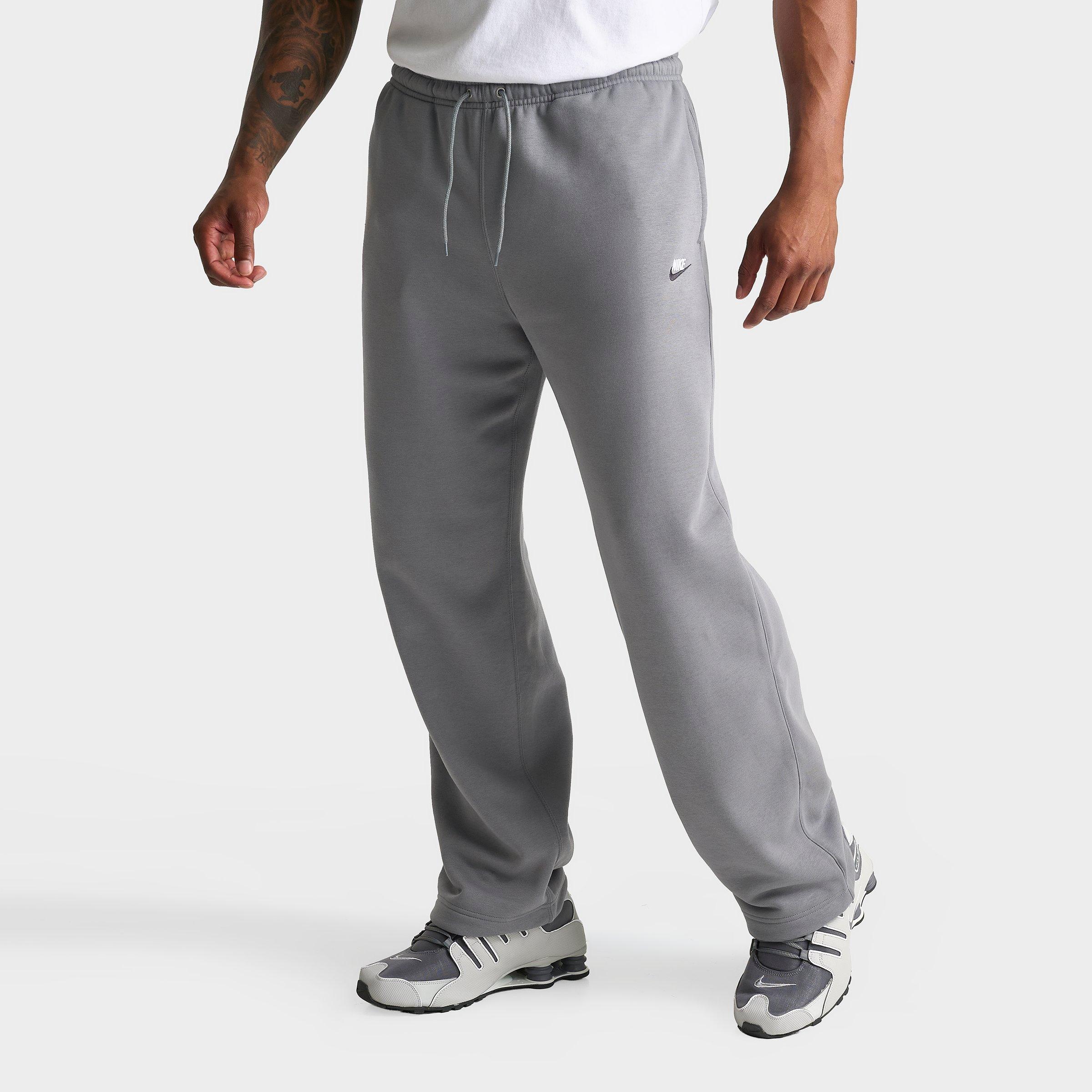 Nike Men's Sportswear Club Fleece Bungee Jogger Pants in Smoke Grey/Smoke Grey/Multi-Color Size: Medium