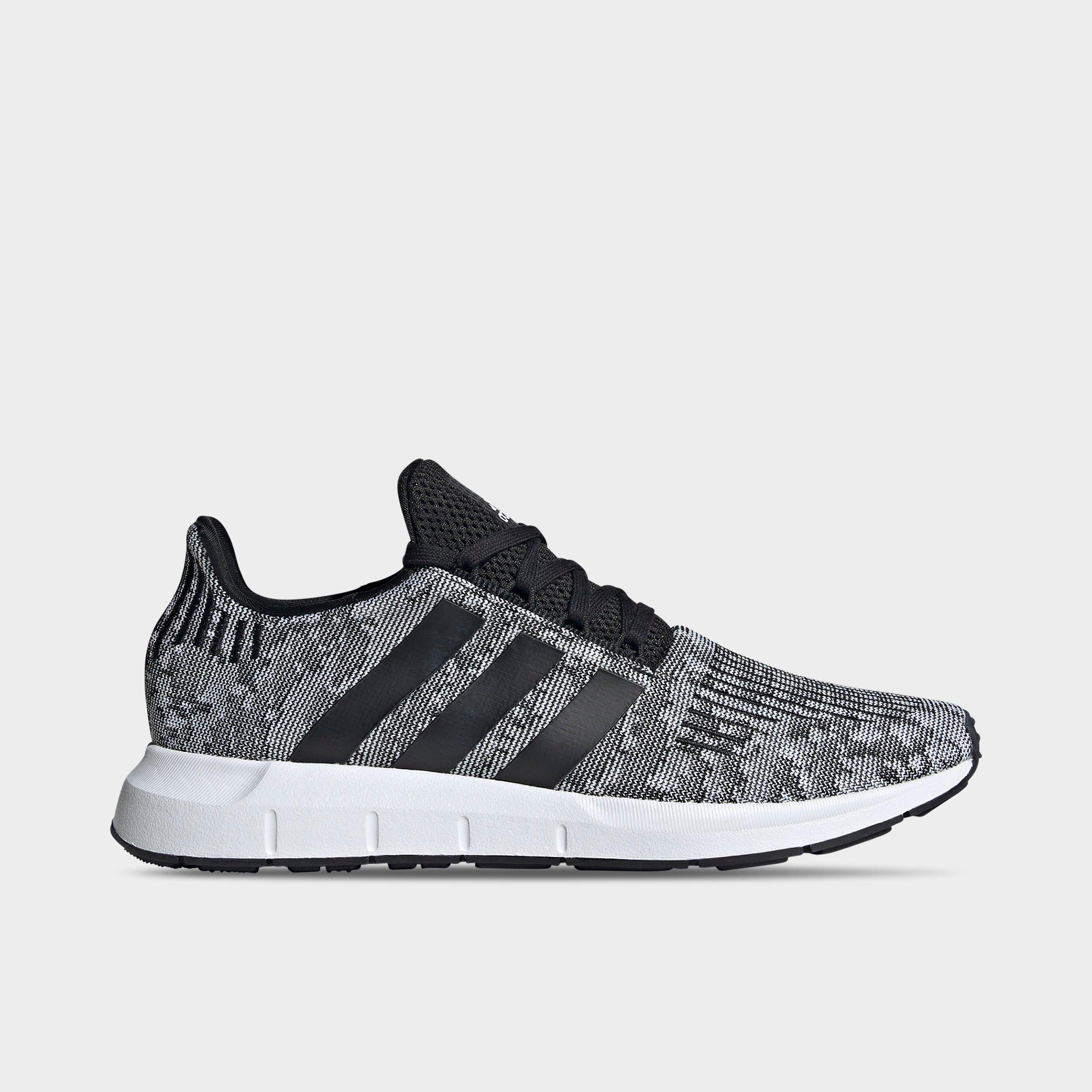 adidas Men's Originals Swift Run 1.0 Casual Shoes in Black/Cloud White Size: 11.5