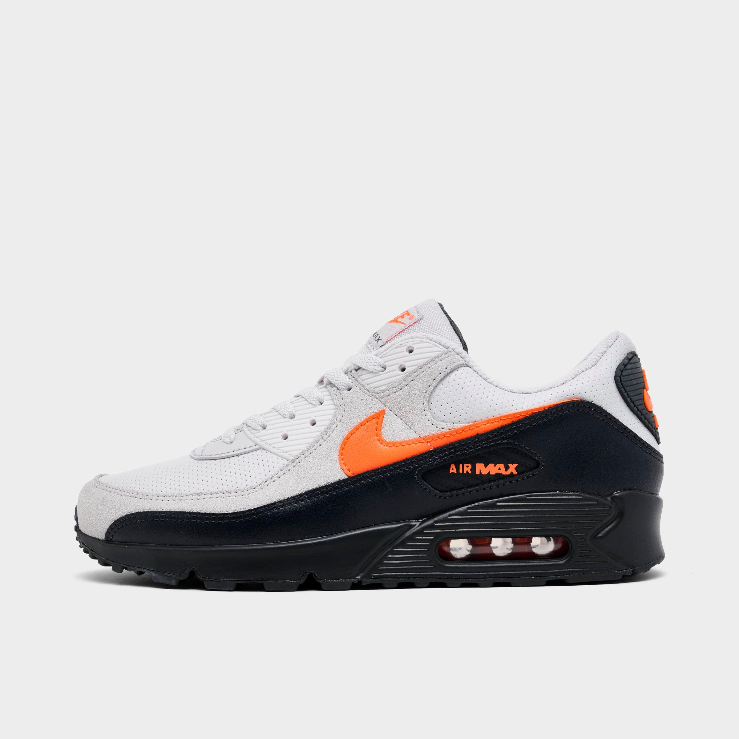 Nike Men's Air Max 90 Casual Shoes in Vast Grey/Anthracite/White Size: 7.5