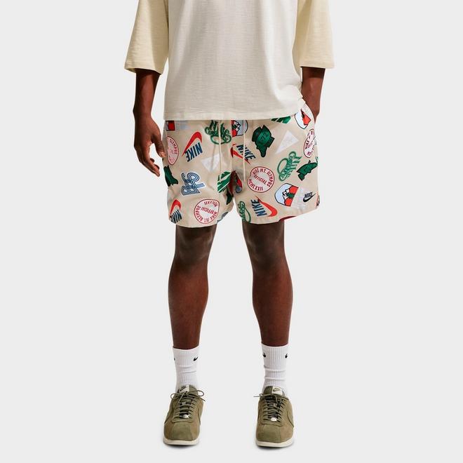Men's Nike Sportswear Club Allover Print Woven Flow Shorts