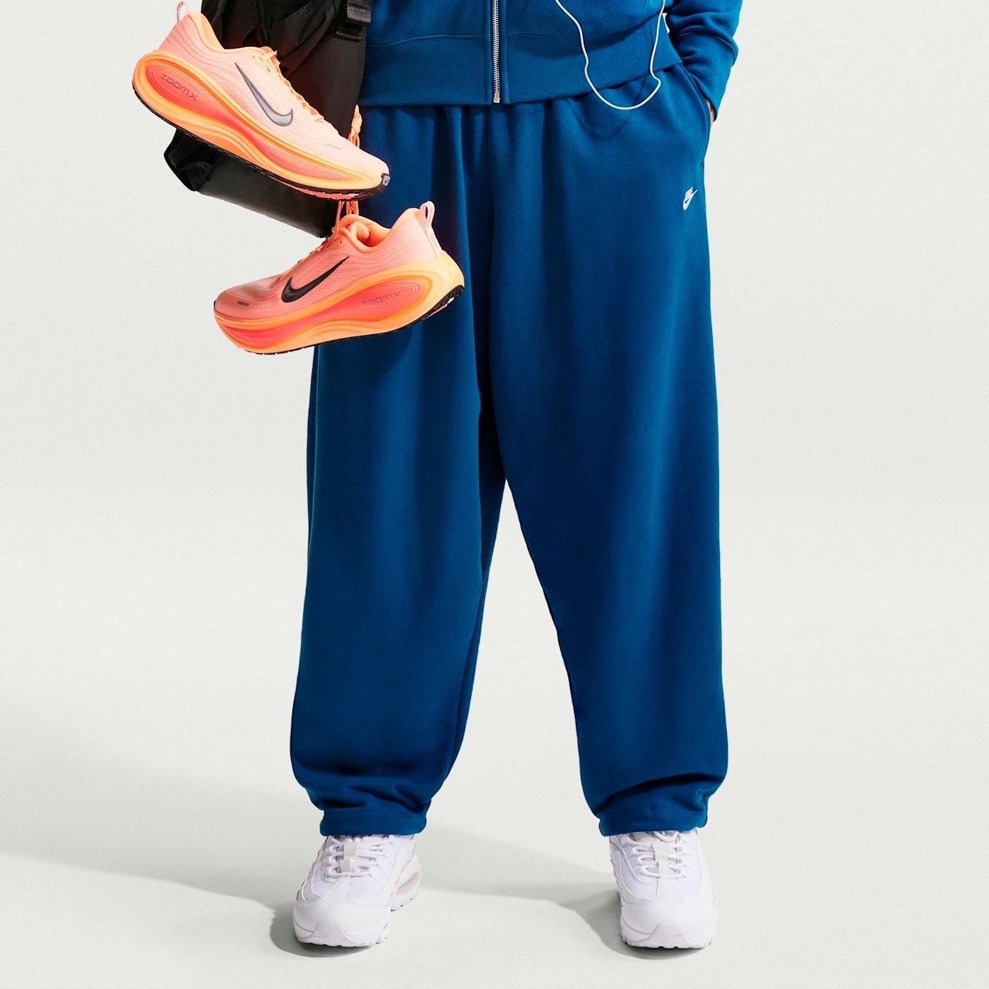 Nike Men's Sportswear Club Oversized French Terry Jogger Pants in Court Blue/Court Blue/White Size: XXL Tall