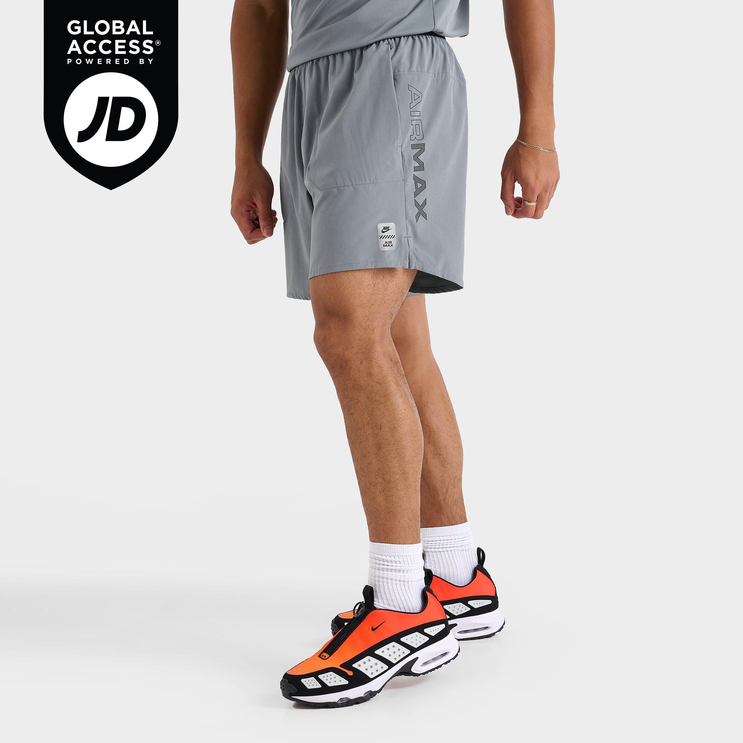 Nike Men's Air Max Woven Shorts in Cool Grey/Black Size: XS