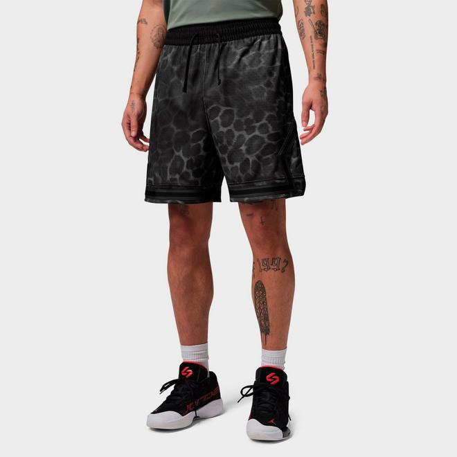 Men's Jordan Sport Dri-FIT Leopard Printed Diamond Basketball Shorts