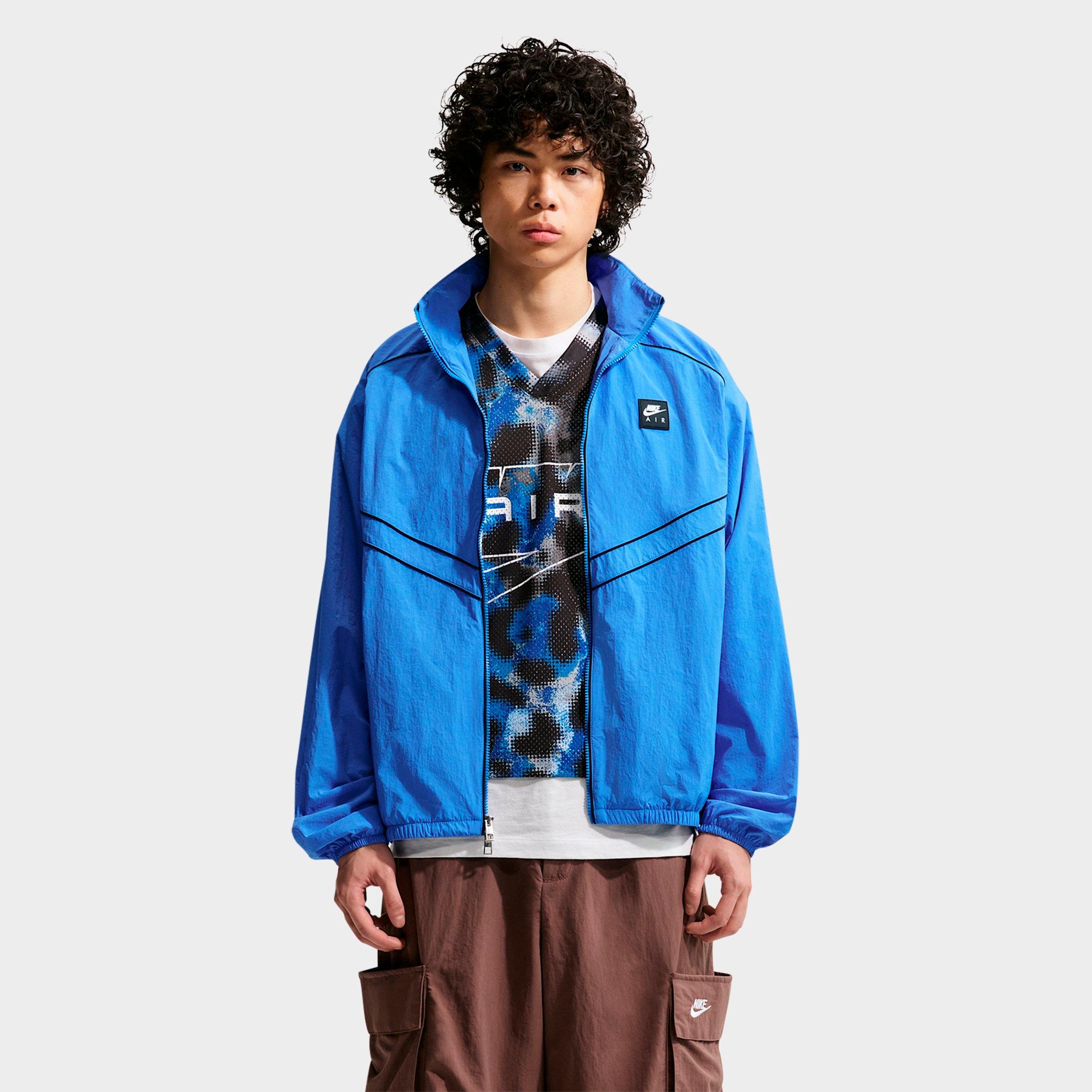 Nike Men's Air Windrunner Track Jacket in Blue Crystal Size: Medium