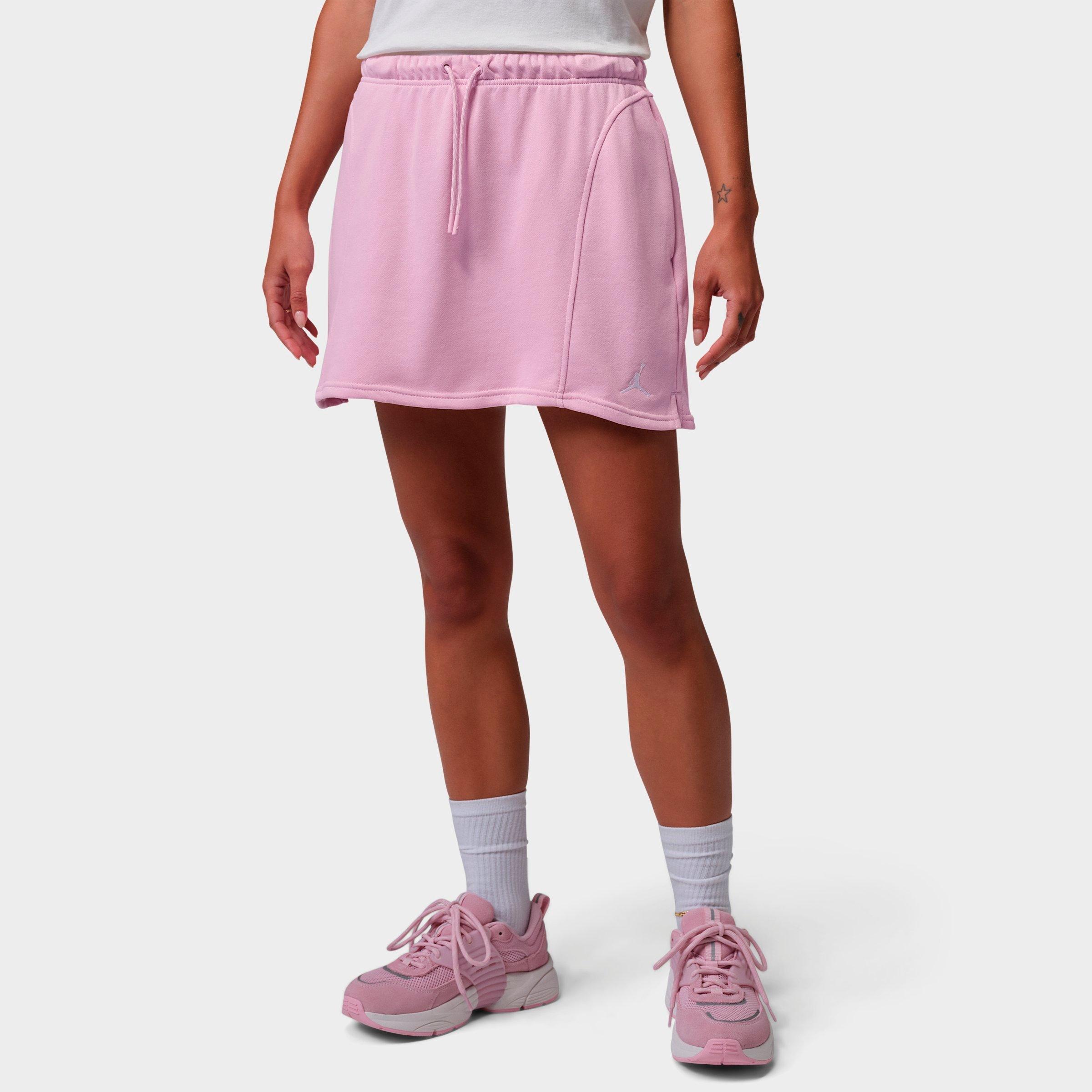 Jordan Women's Brooklyn Fleece Skirt in Iced Carmine/White Size: Medium