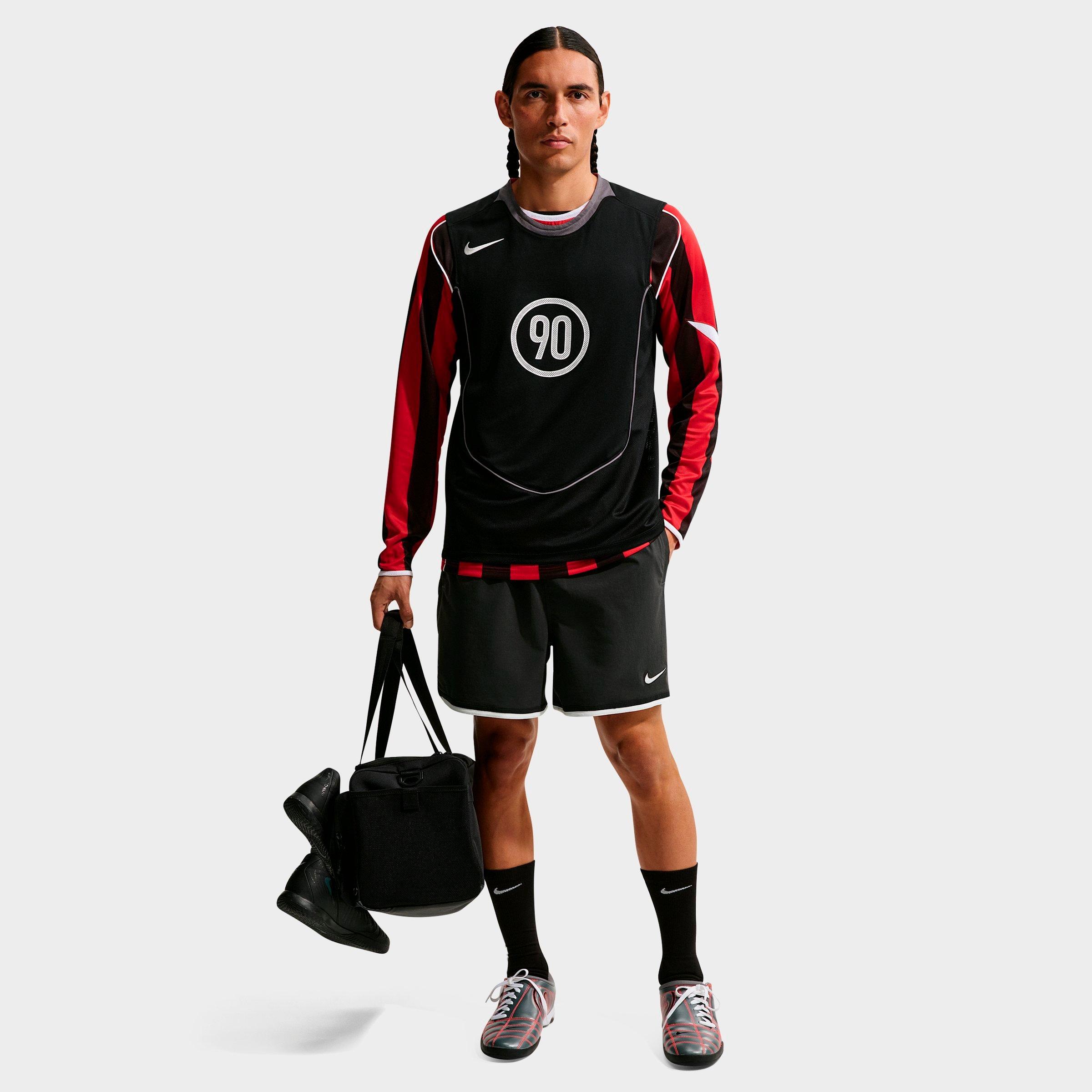 Nike Men's Dri-FIT 5" Soccer Shorts in Off Noir/Off Noir/Summit White Size: Large