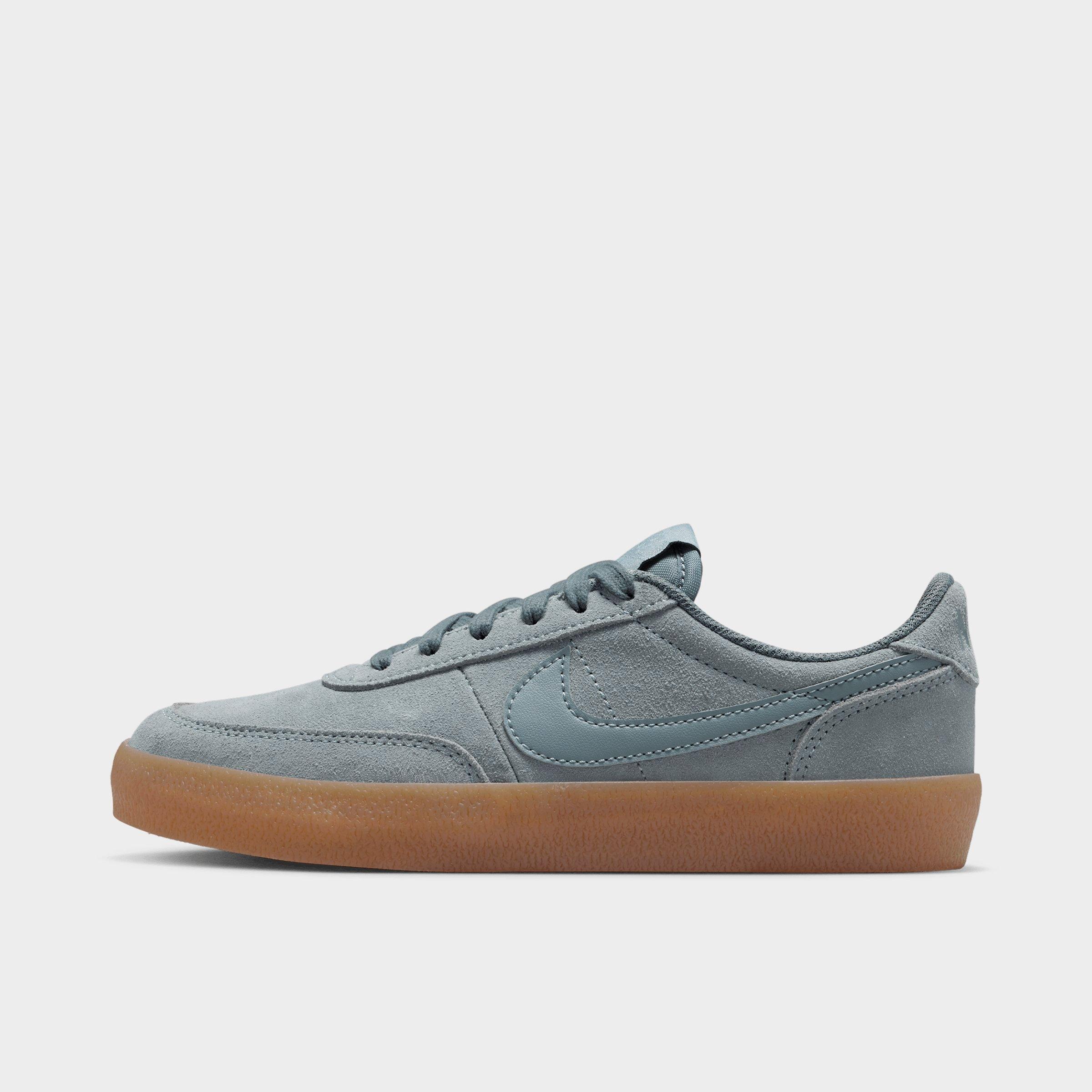 Nike Big Kids Killshot 2 Casual Shoes in Cool Grey/Cool Grey/Gum Light Brown Size: 1.0