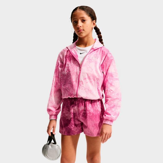 Girls' Big Kids' Nike Sportswear Club Woven Track Jacket