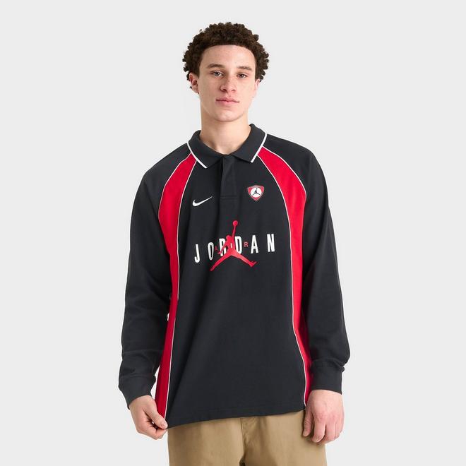 Men's Jordan Flight Long-Sleeve Polo Jersey