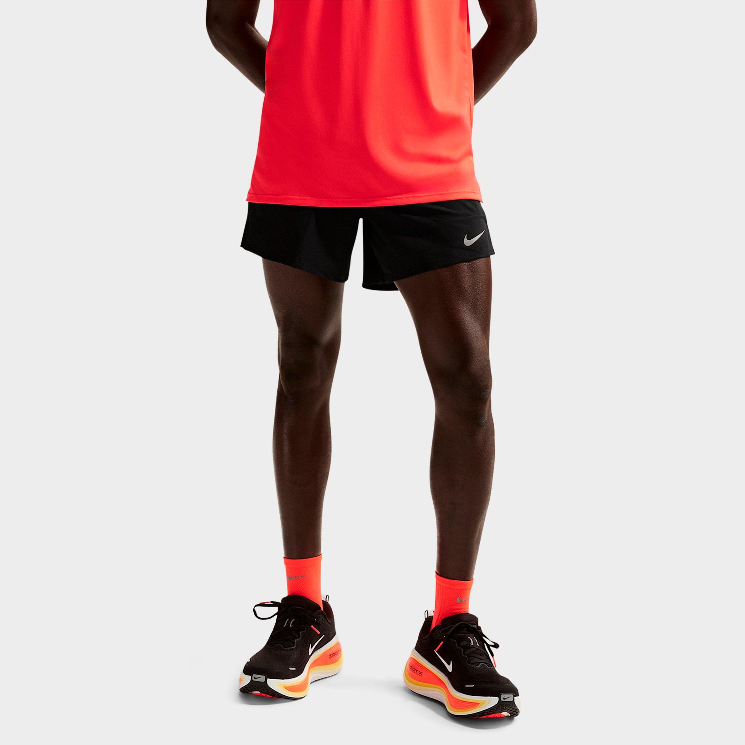 Nike Men's Stride Dri-FIT Brief-Lined 5" Running Shorts in Black Size: XS