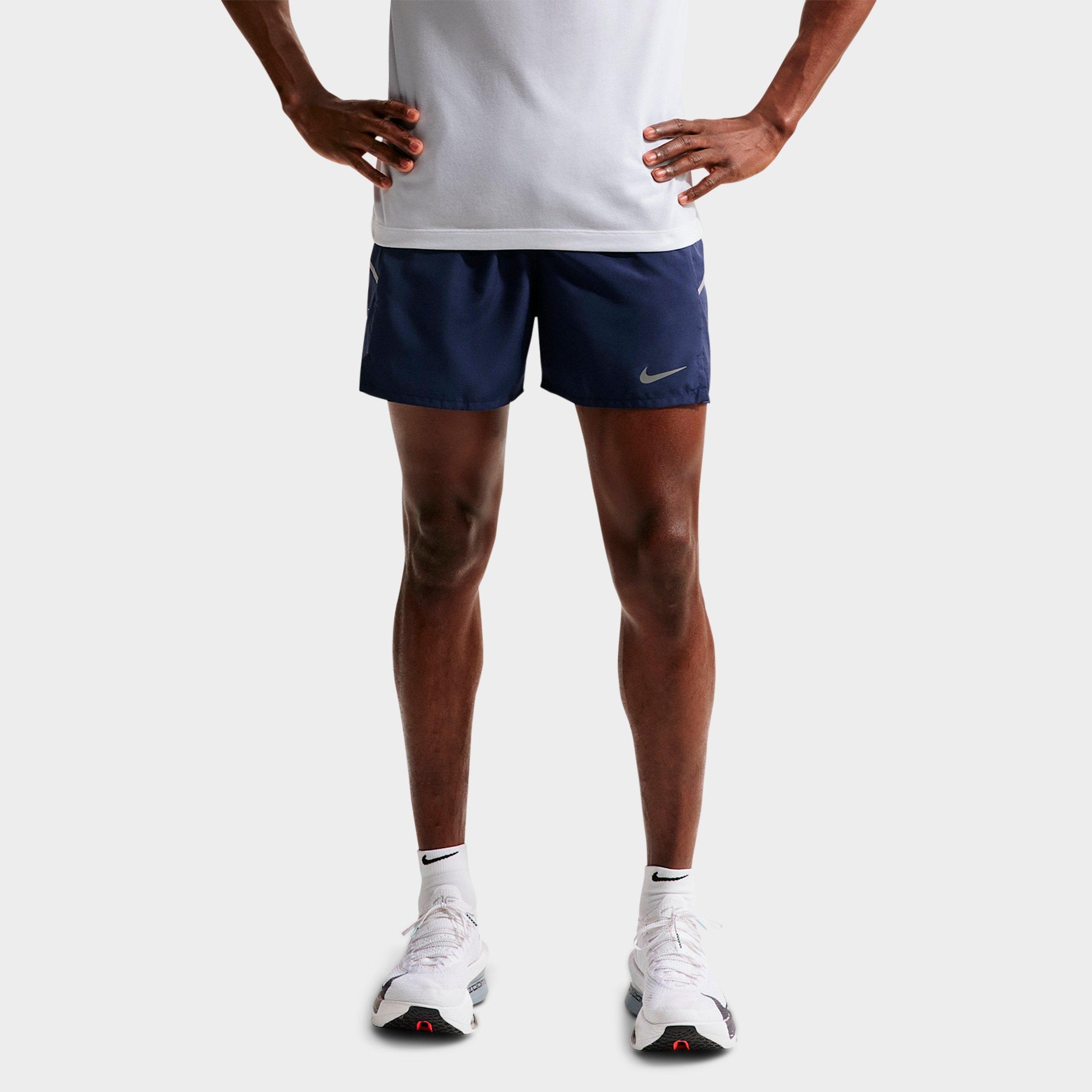 Nike Men's Miler Dri-FIT 5" Brief-Lined Running Shorts in Midnight Navy/Midnight Navy Size: 4XL