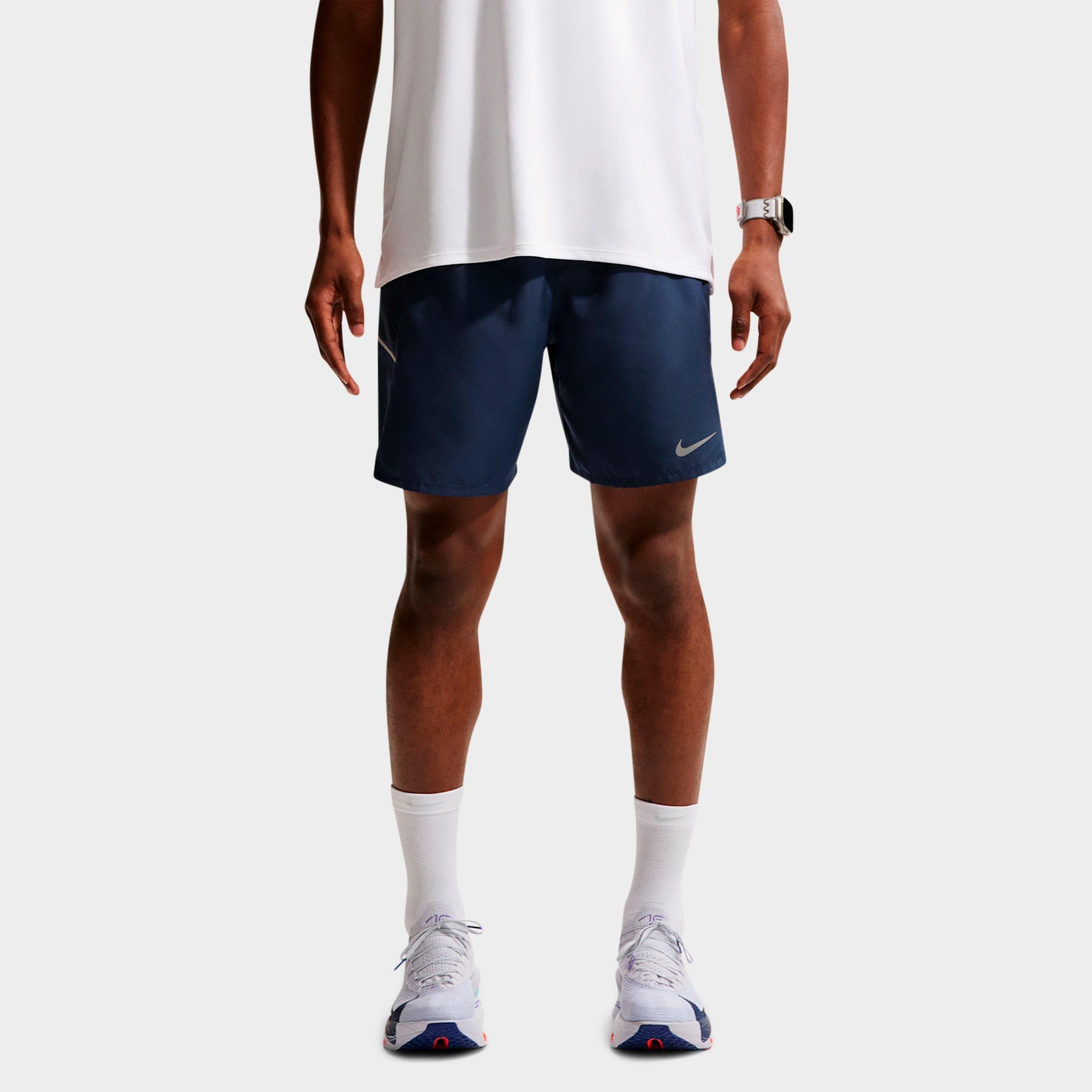 Nike Men's Miler Dri-FIT 7" Brief-Lined Running Shorts in Midnight Navy/Midnight Navy Size: M Tall