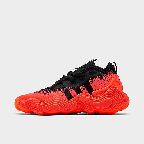 Adidas Originals Adidas Big Kids' Trae Young 3 Low Basketball Shoes In Metal Grey/carbon/better Scarlet