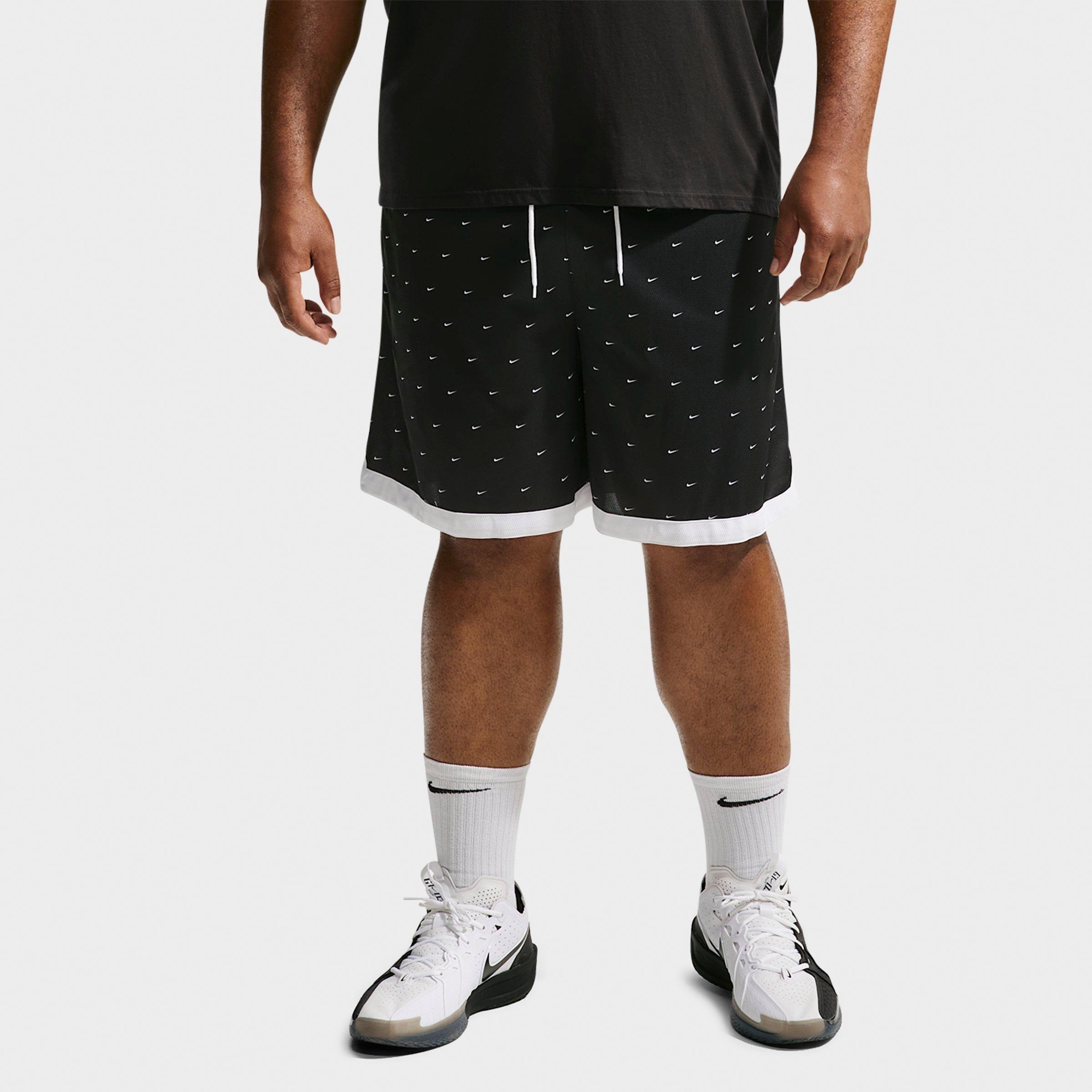 Nike Men's DNA Access Dri-FIT 8" Basketball Shorts in Black/White Size: M Tall
